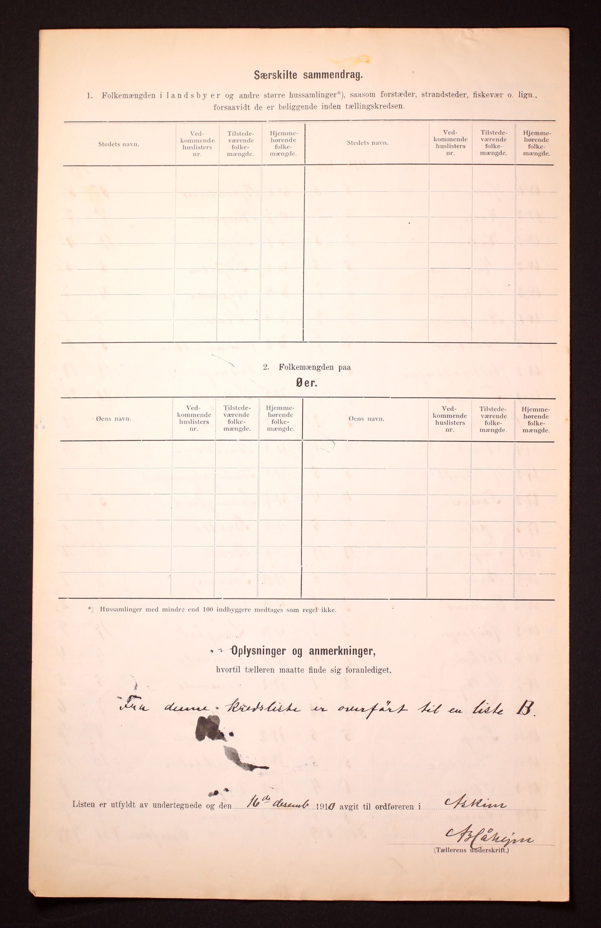 RA, 1910 census for Askim, 1910, p. 11