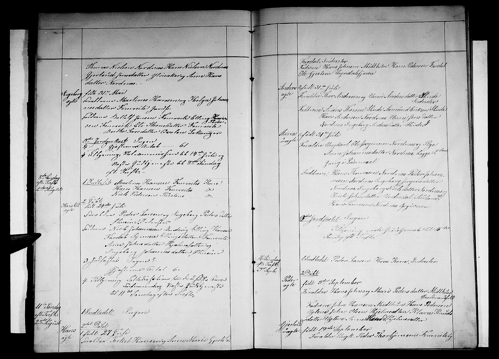 Sogndal sokneprestembete, SAB/A-81301/H/Hab/Habc/L0001: Parish register (copy) no. C 1, 1868-1883, p. 5