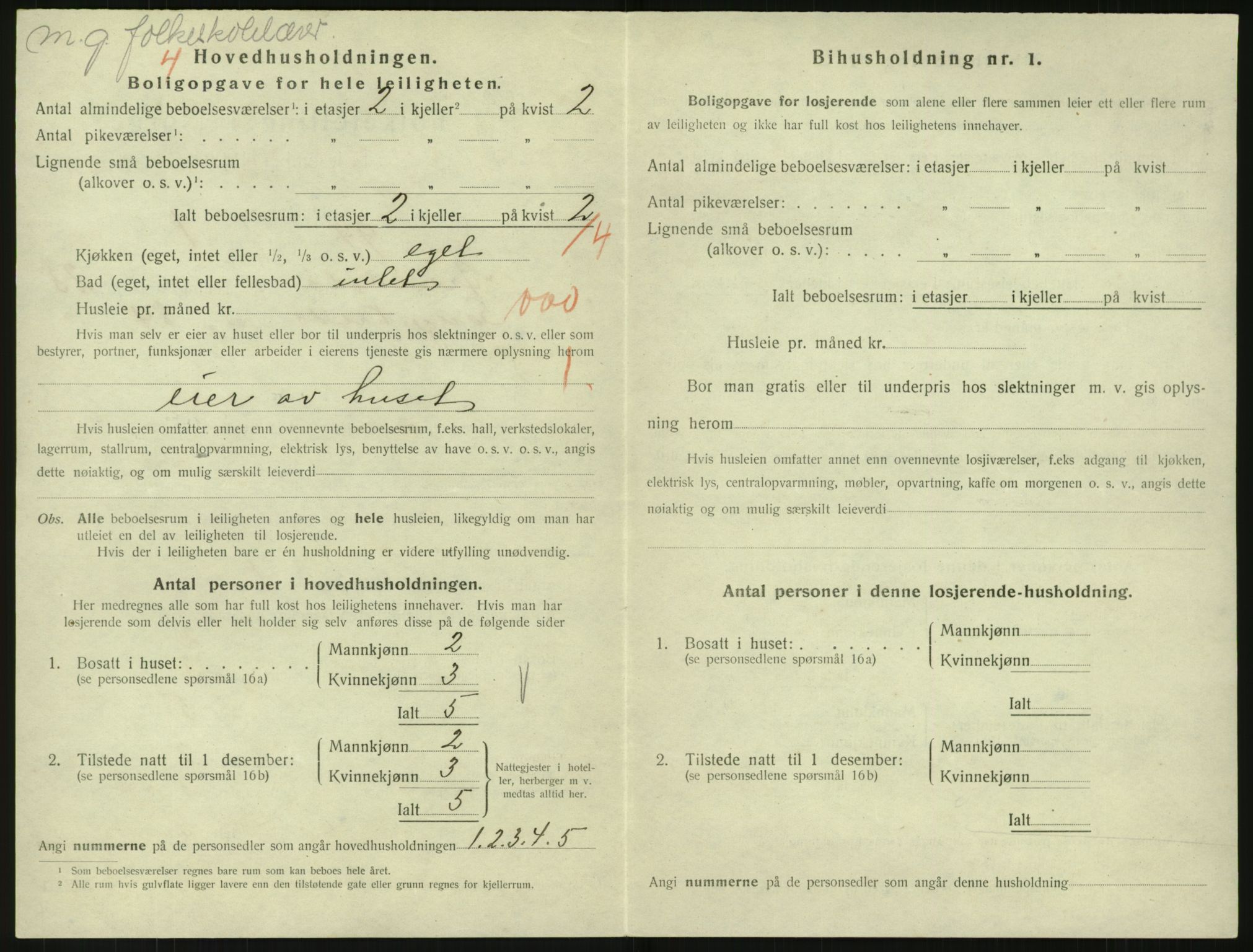 SAK, 1920 census for Arendal, 1920, p. 9029