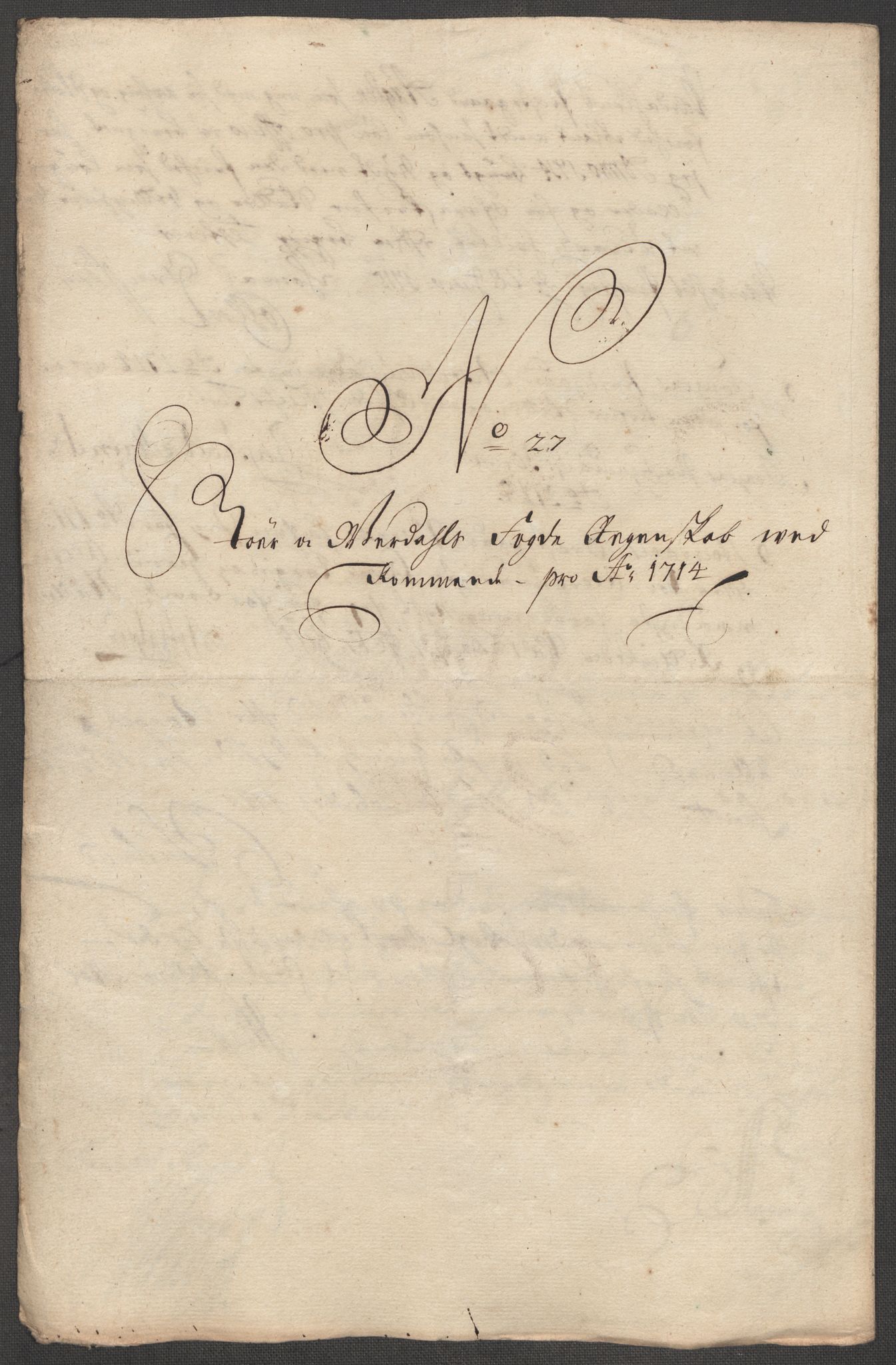 Rentekammeret inntil 1814, Reviderte regnskaper, Fogderegnskap, AV/RA-EA-4092/R62/L4204: Fogderegnskap Stjørdal og Verdal, 1714, p. 258