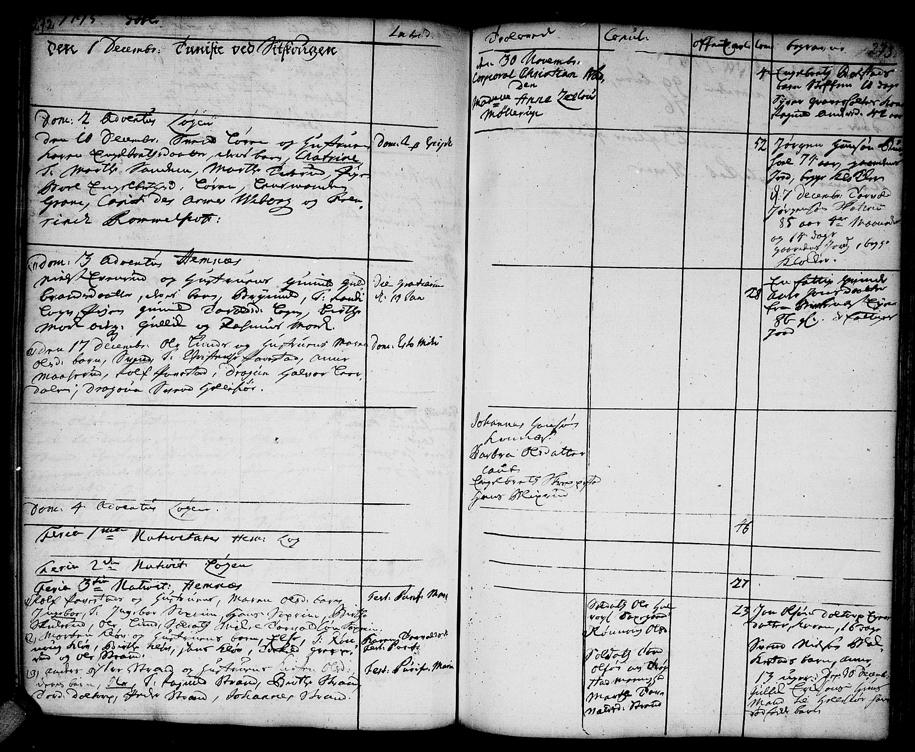 Høland prestekontor Kirkebøker, SAO/A-10346a/F/Fa/L0002: Parish register (official) no. I 2, 1728-1738, p. 272-273