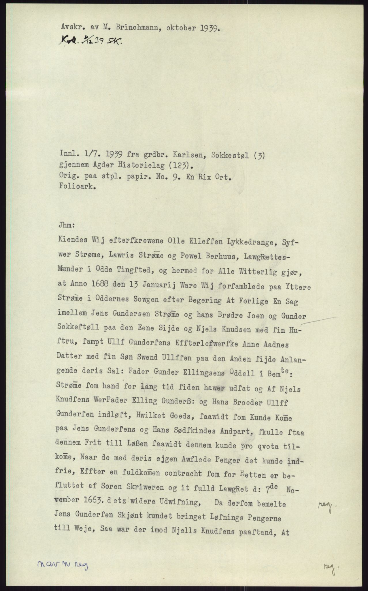 Samlinger til kildeutgivelse, Diplomavskriftsamlingen, AV/RA-EA-4053/H/Ha, p. 2919