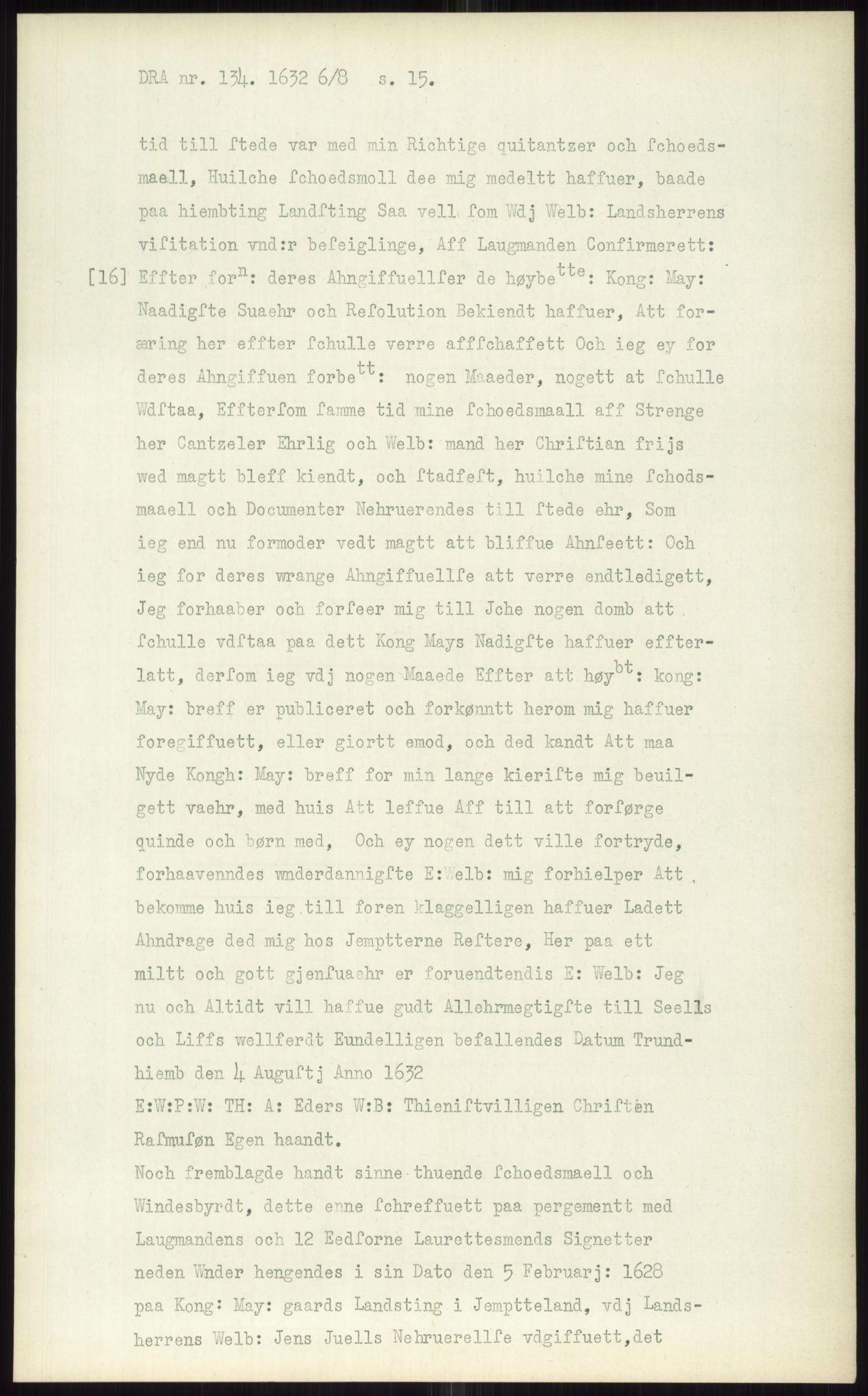 Samlinger til kildeutgivelse, Diplomavskriftsamlingen, AV/RA-EA-4053/H/Ha, p. 3426