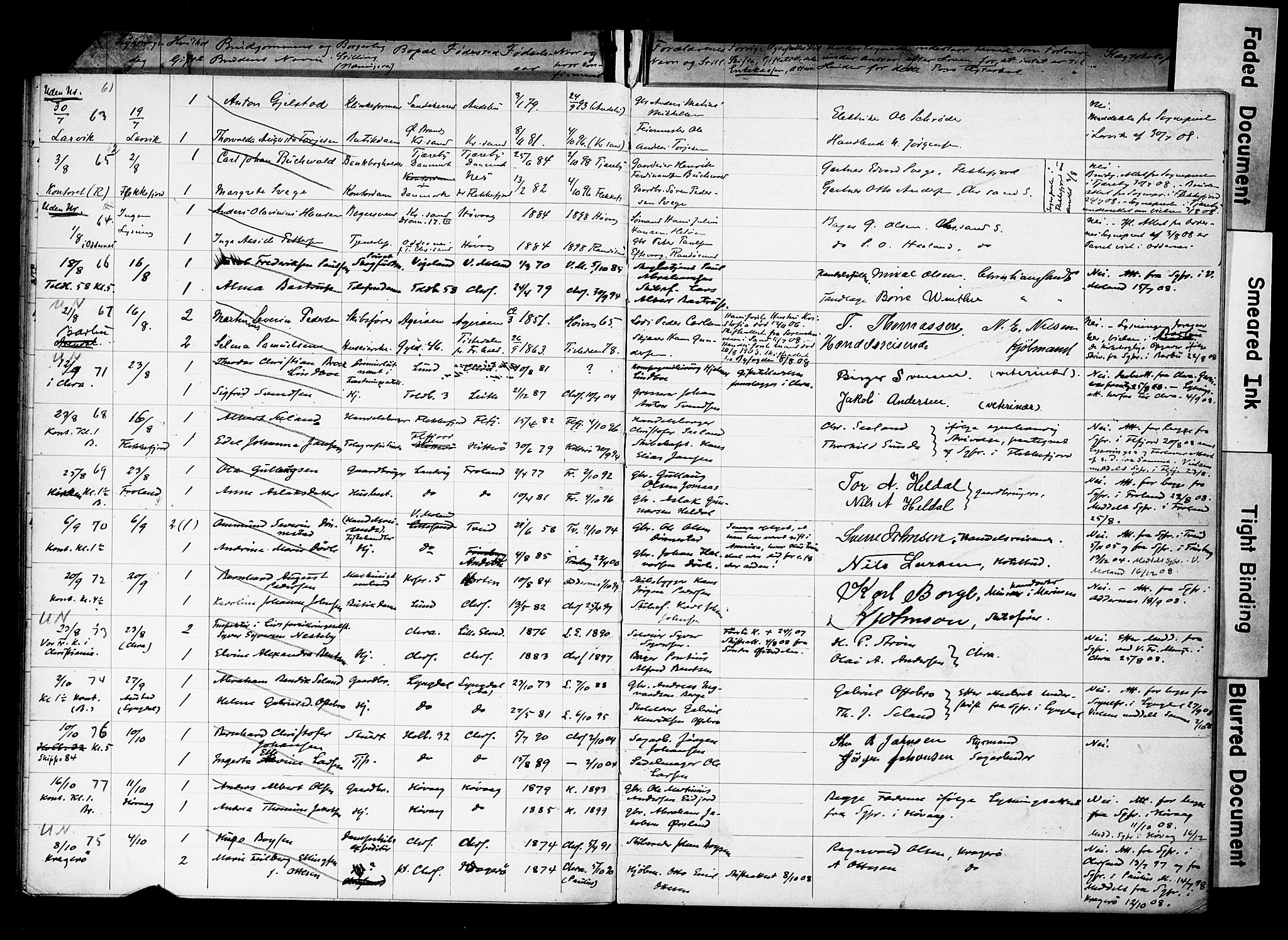 Kristiansand domprosti, AV/SAK-1112-0006/J/Je/L0003: Banns register no. A VI 19, 1903-1911, p. 35