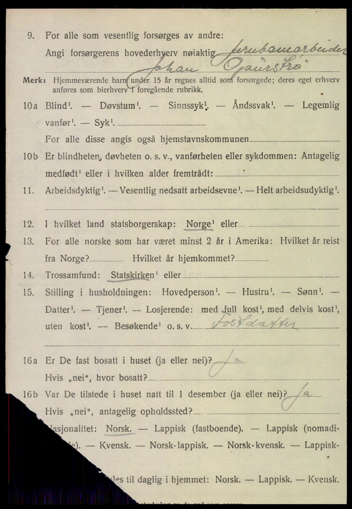 SAT, 1920 census for Skatval, 1920, p. 3504