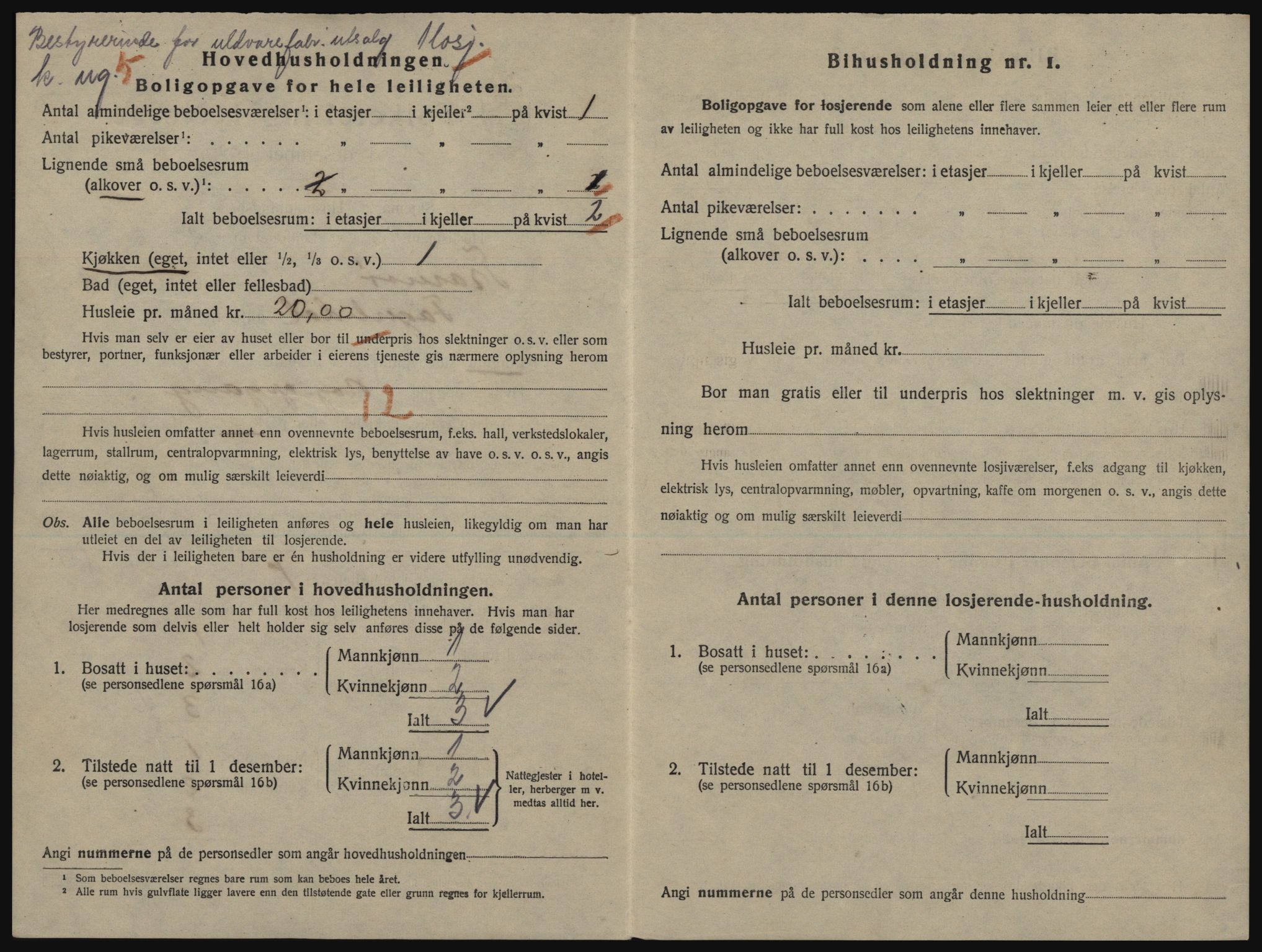 SATØ, 1920 census for Tromsø, 1920, p. 3108