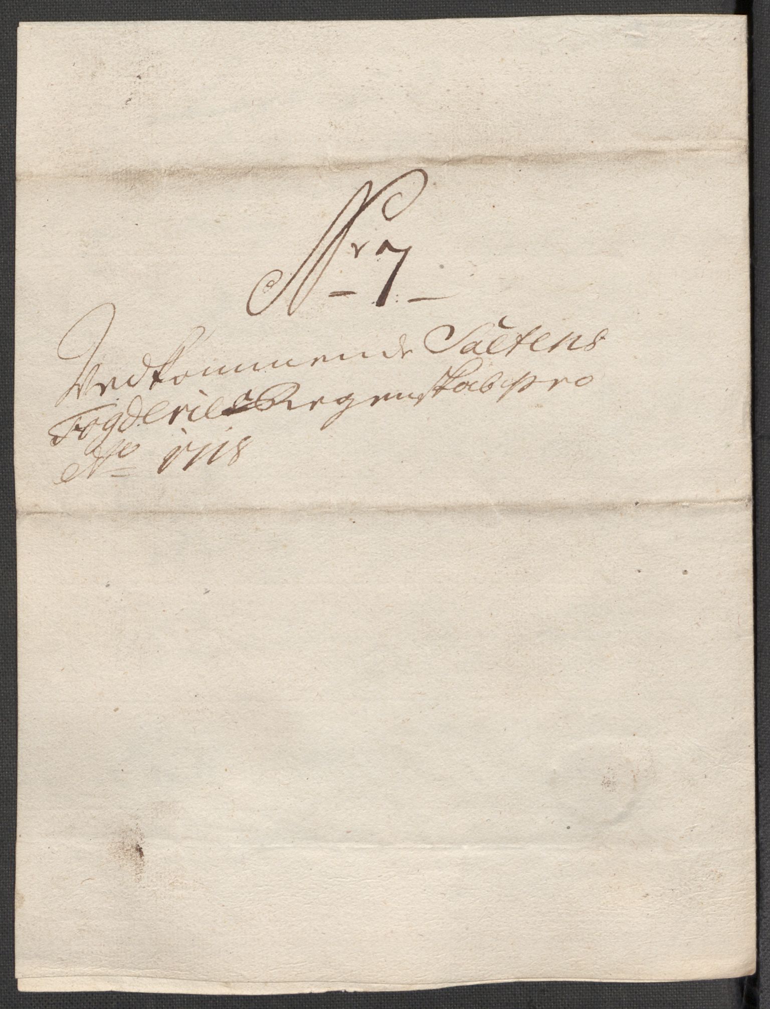 Rentekammeret inntil 1814, Reviderte regnskaper, Fogderegnskap, AV/RA-EA-4092/R66/L4588: Fogderegnskap Salten, 1718, p. 147