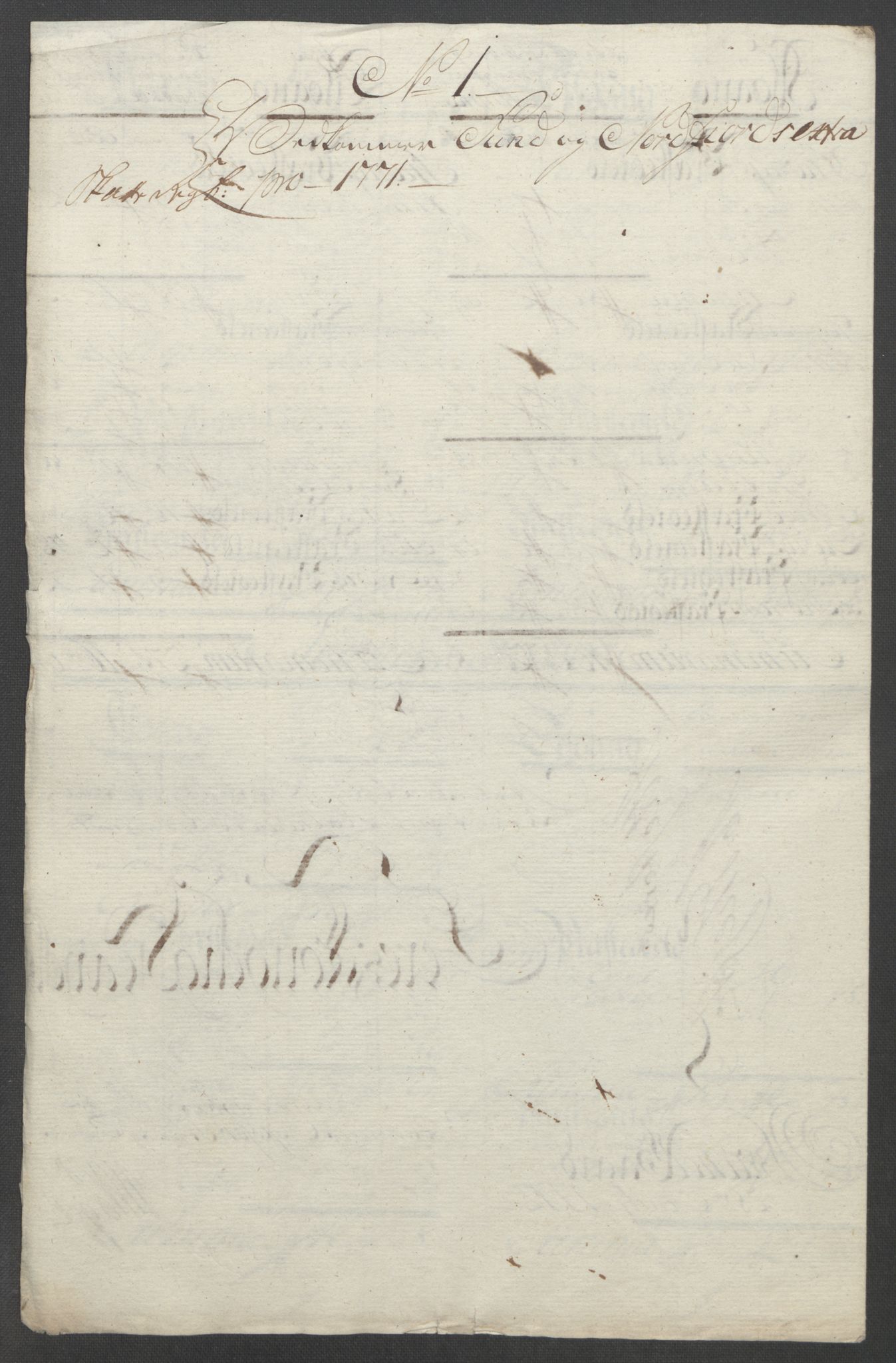 Rentekammeret inntil 1814, Reviderte regnskaper, Fogderegnskap, RA/EA-4092/R53/L3550: Ekstraskatten Sunn- og Nordfjord, 1762-1771, p. 343