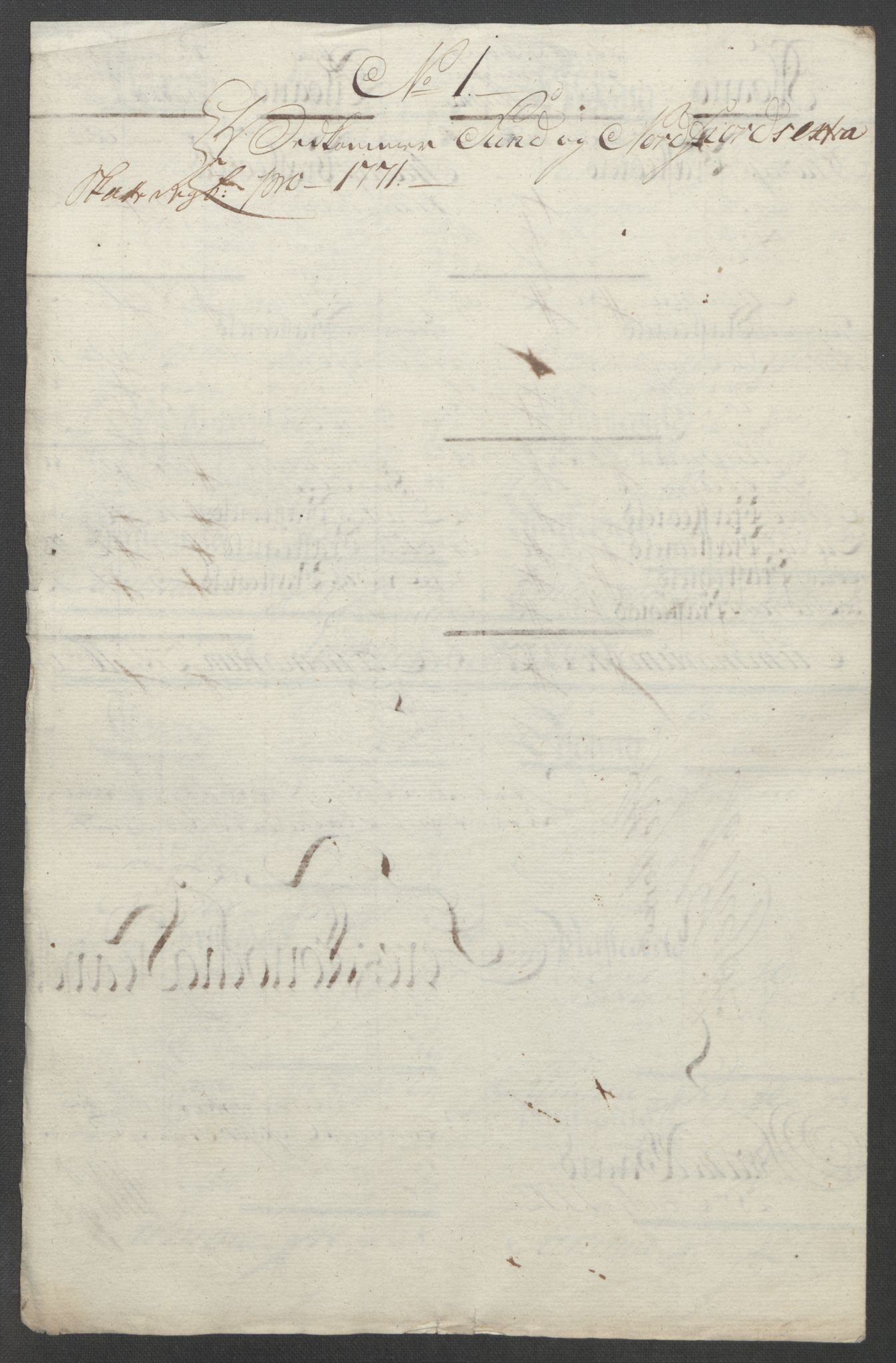 Rentekammeret inntil 1814, Reviderte regnskaper, Fogderegnskap, AV/RA-EA-4092/R53/L3550: Ekstraskatten Sunn- og Nordfjord, 1762-1771, p. 343