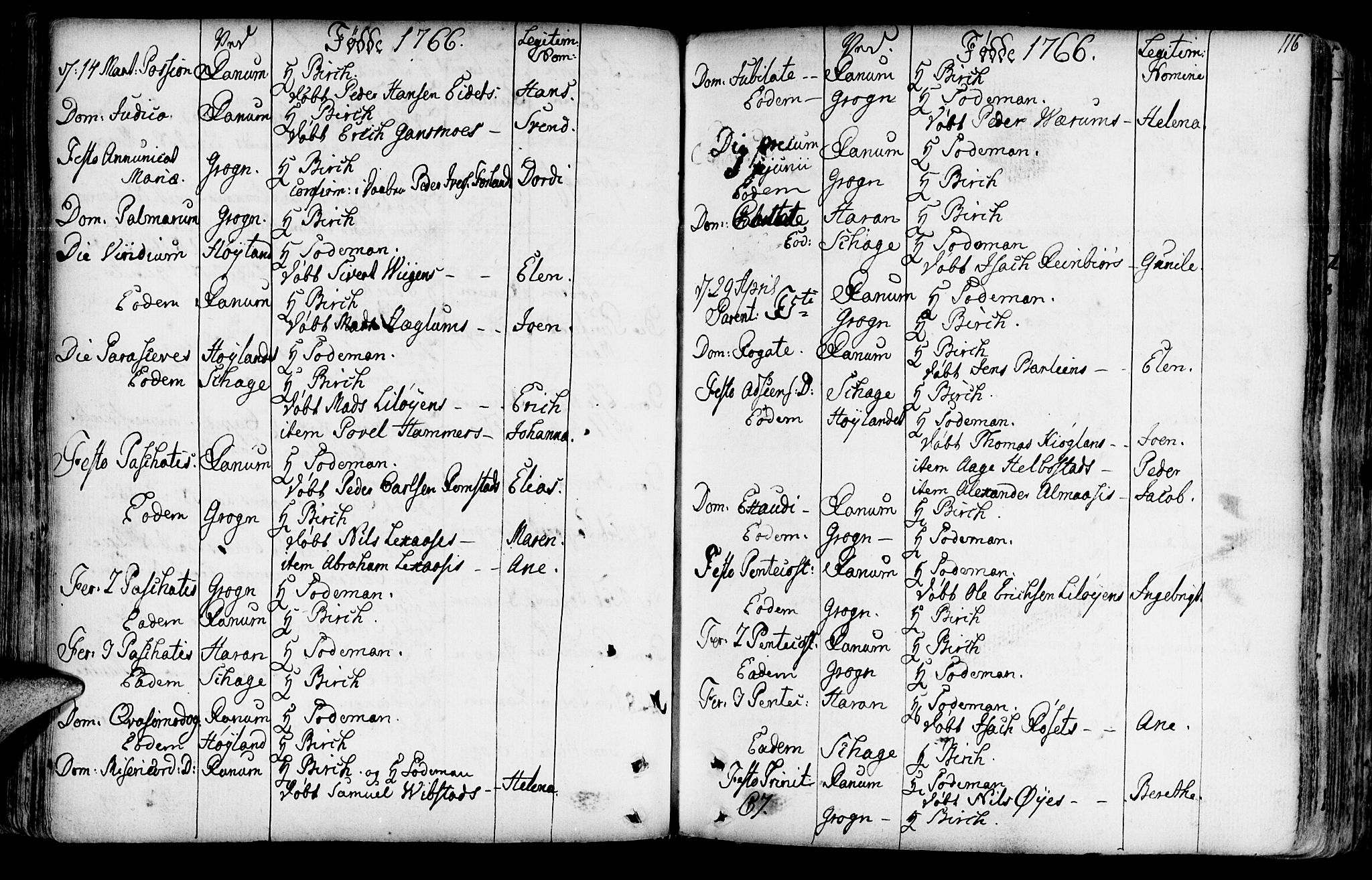 Ministerialprotokoller, klokkerbøker og fødselsregistre - Nord-Trøndelag, SAT/A-1458/764/L0542: Parish register (official) no. 764A02, 1748-1779, p. 116