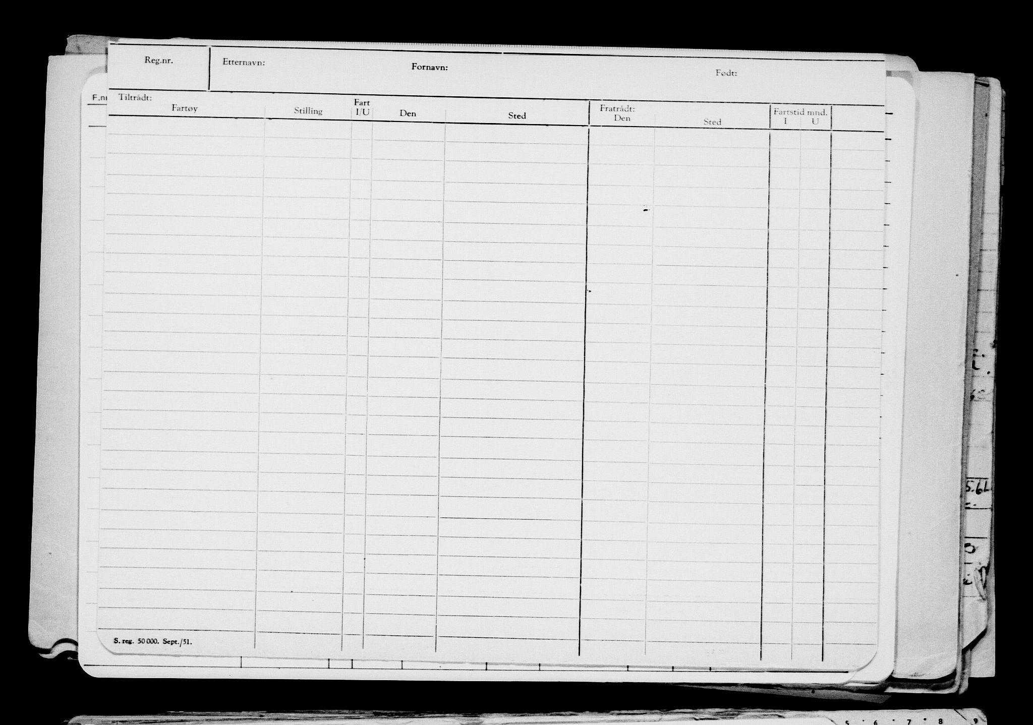 Direktoratet for sjømenn, AV/RA-S-3545/G/Gb/L0176: Hovedkort, 1920, p. 93