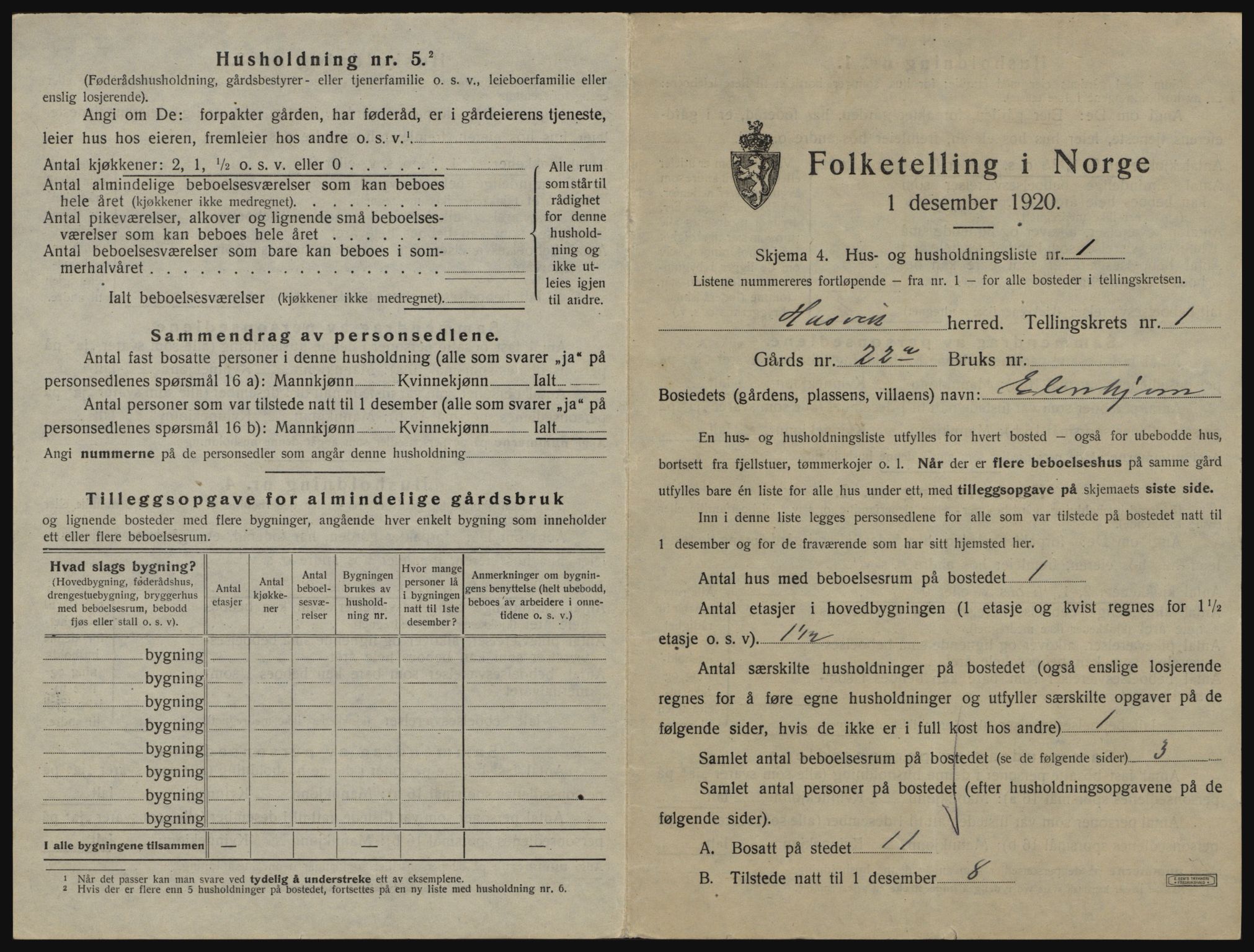 SATØ, 1920 census for Hasvik, 1920, p. 35