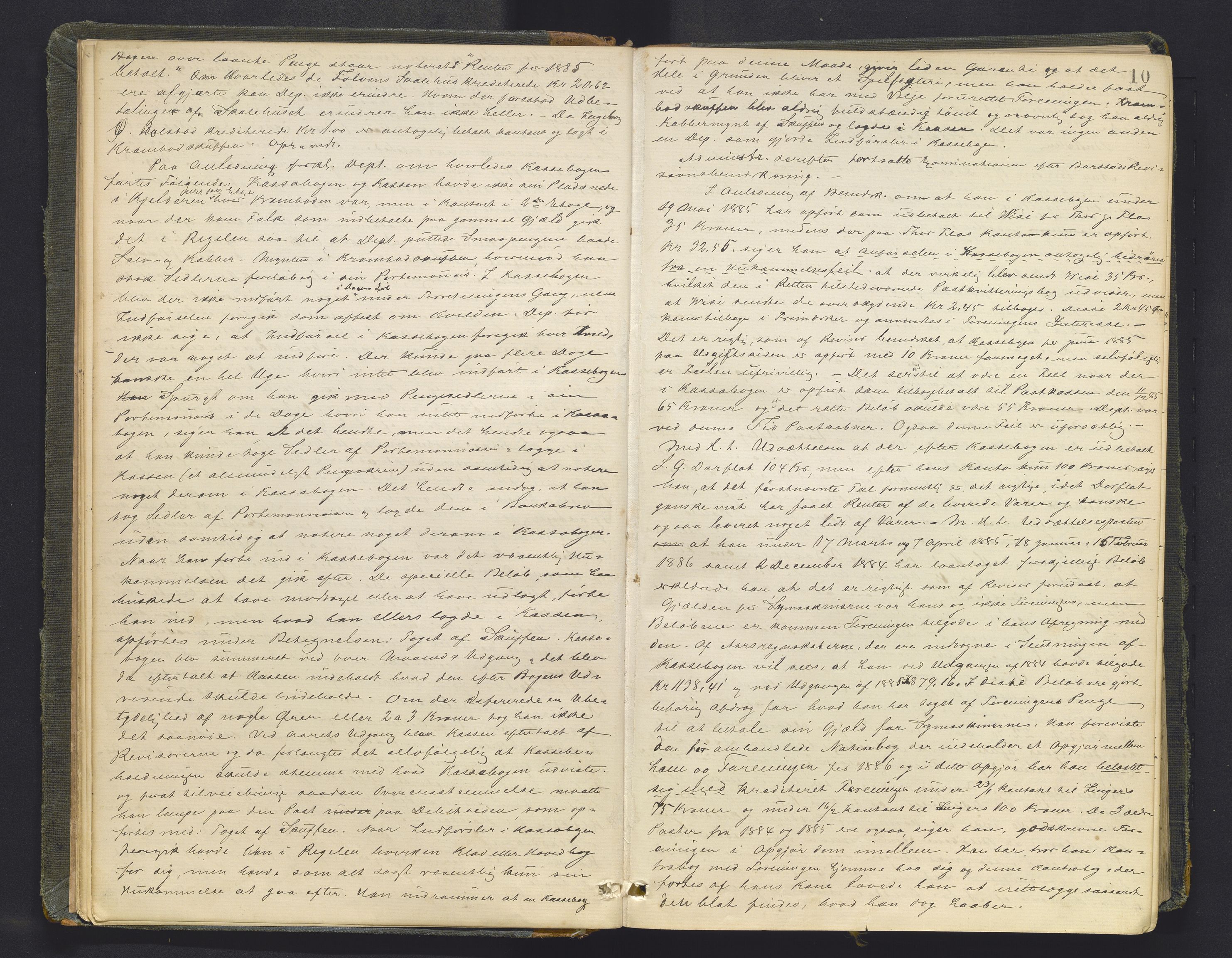 Sunnfjord tingrett, AV/SAB-A-3201/1/F/Fb/Fba/L0053: Ekstrarettsprotokoll, 1888-1897, p. 9b-10a