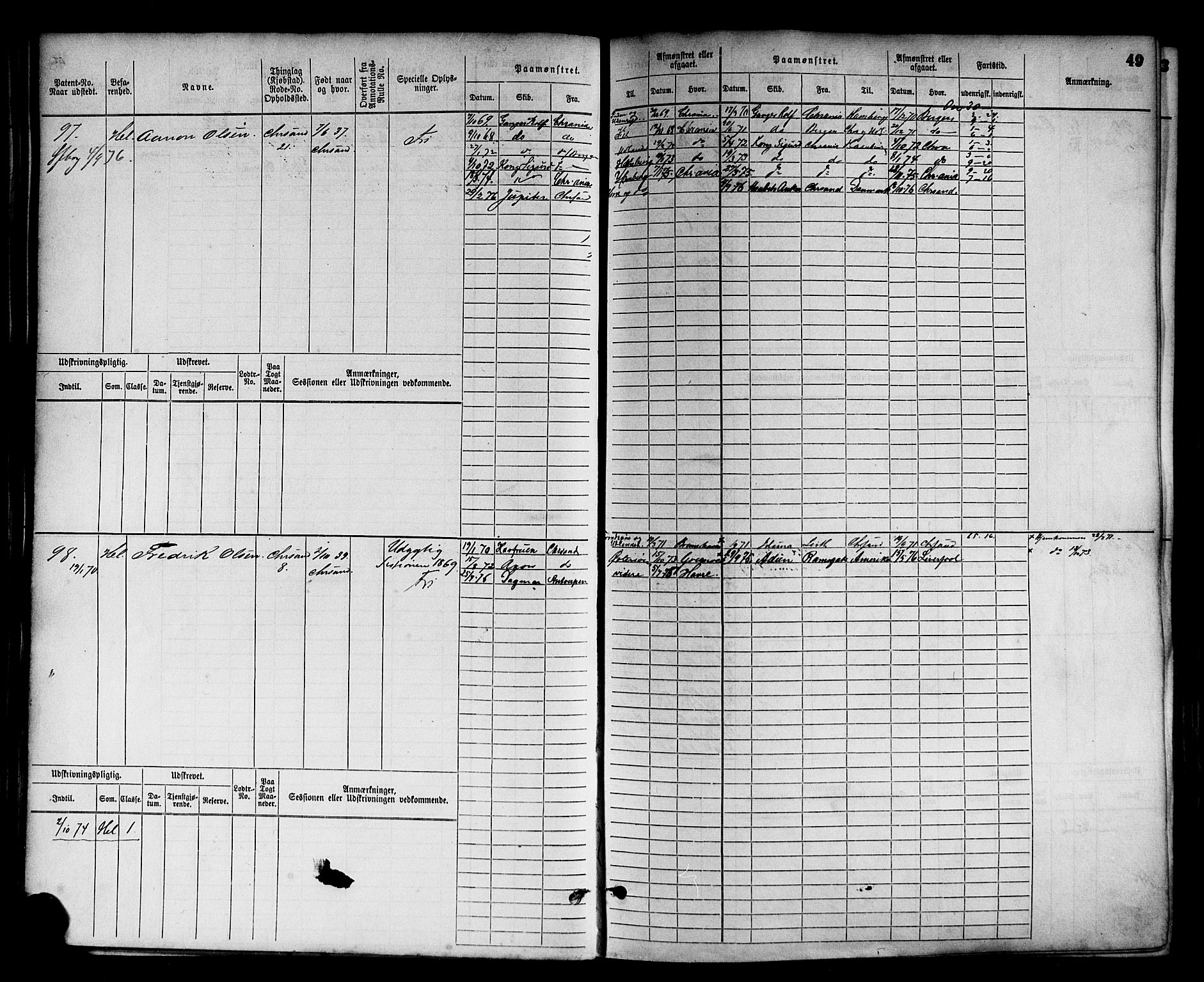 Kristiansand mønstringskrets, AV/SAK-2031-0015/F/Fb/L0003: Hovedrulle nr 1-762, I-10, 1860-1911, p. 59