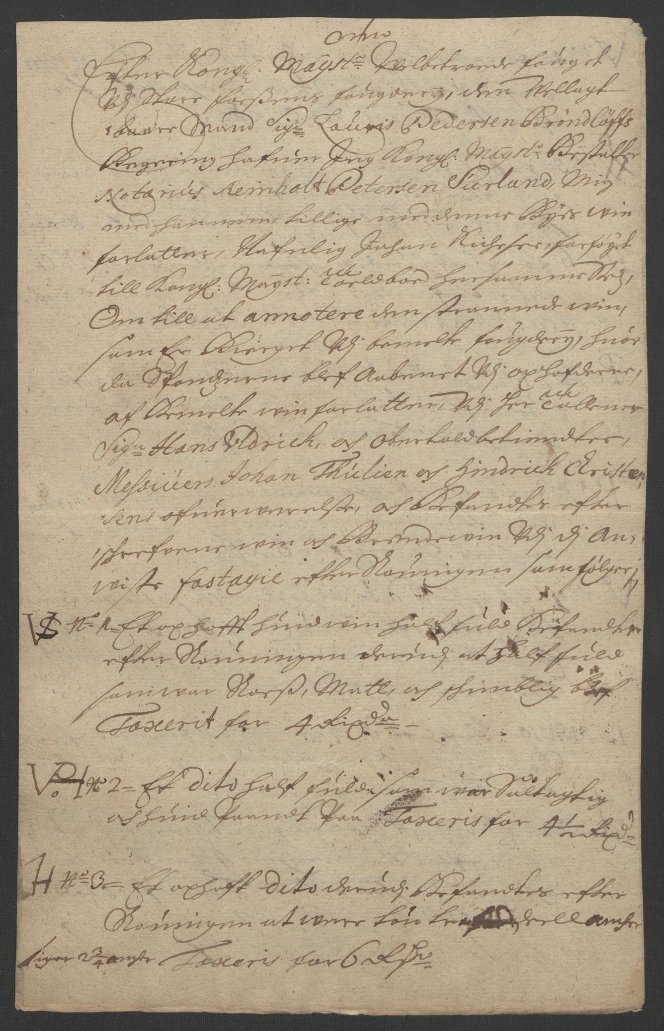 Rentekammeret inntil 1814, Reviderte regnskaper, Fogderegnskap, RA/EA-4092/R57/L3849: Fogderegnskap Fosen, 1692-1693, p. 234