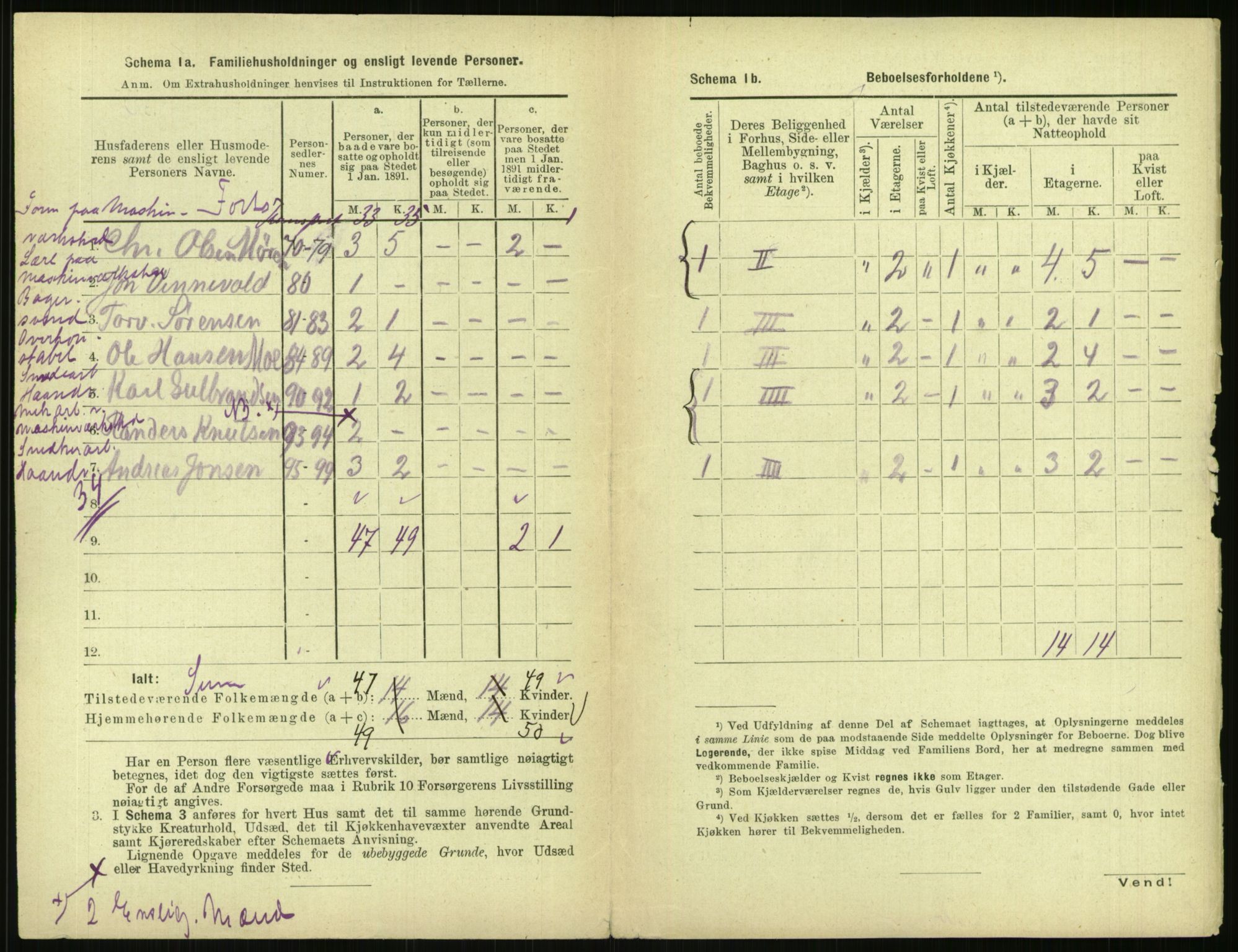 RA, 1891 census for 0301 Kristiania, 1891, p. 135270