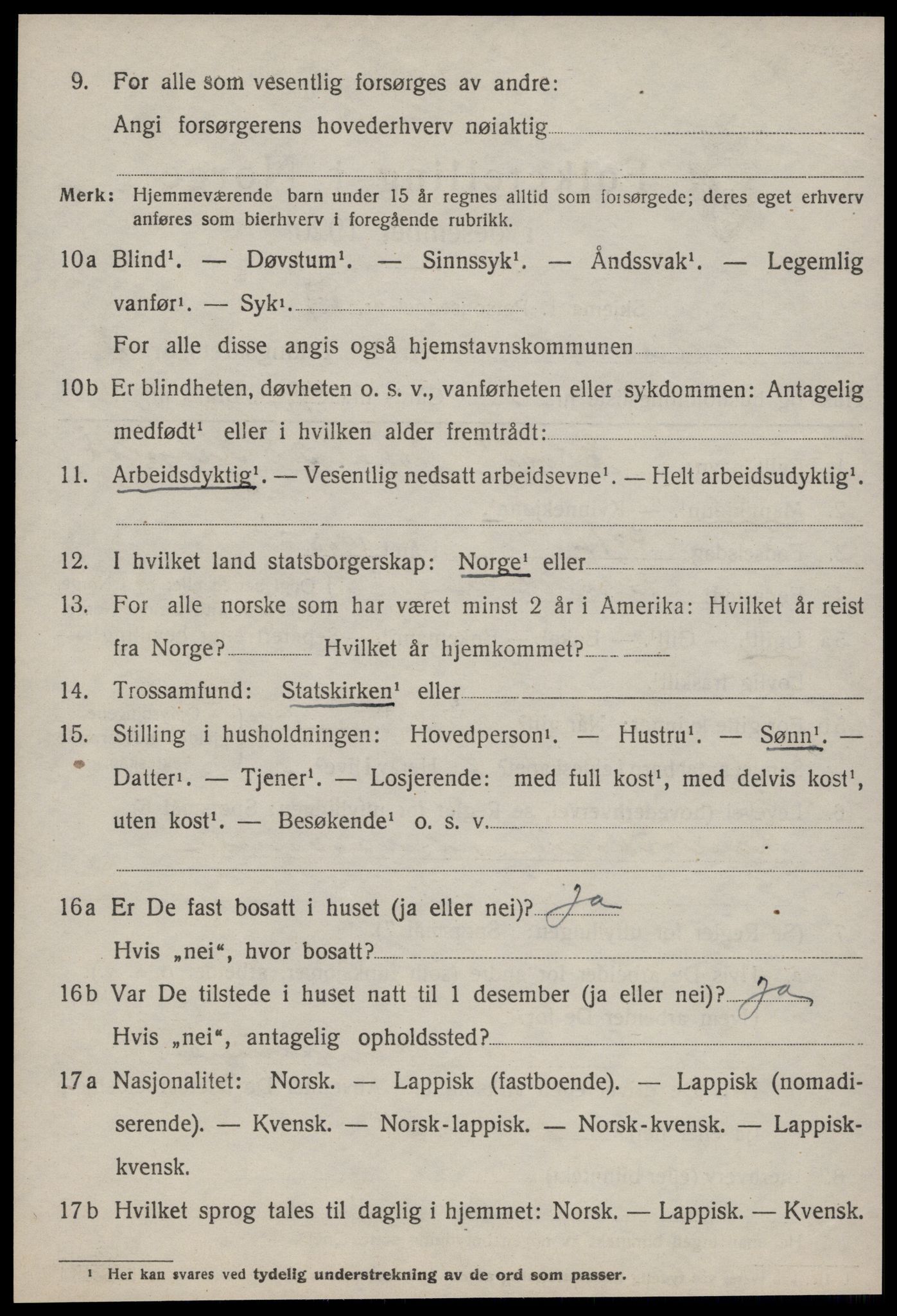 SAT, 1920 census for Tiller, 1920, p. 982