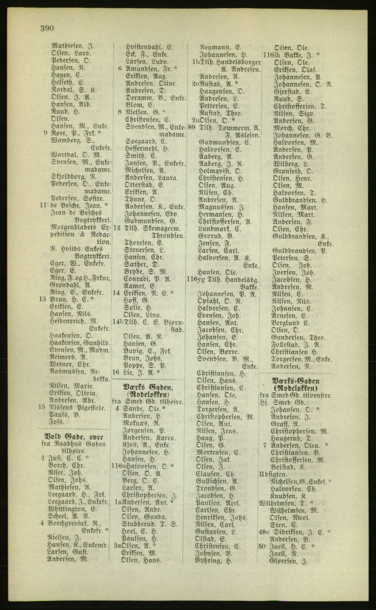 Kristiania/Oslo adressebok, PUBL/-, 1880, p. 390