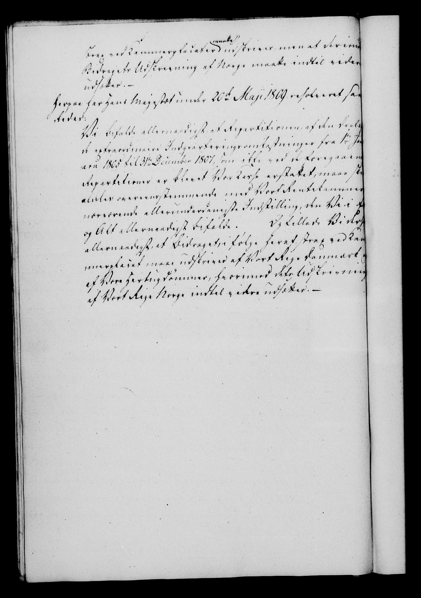 Rentekammeret, Kammerkanselliet, RA/EA-3111/G/Gf/Gfa/L0091: Norsk relasjons- og resolusjonsprotokoll (merket RK 52.91), 1809, p. 220