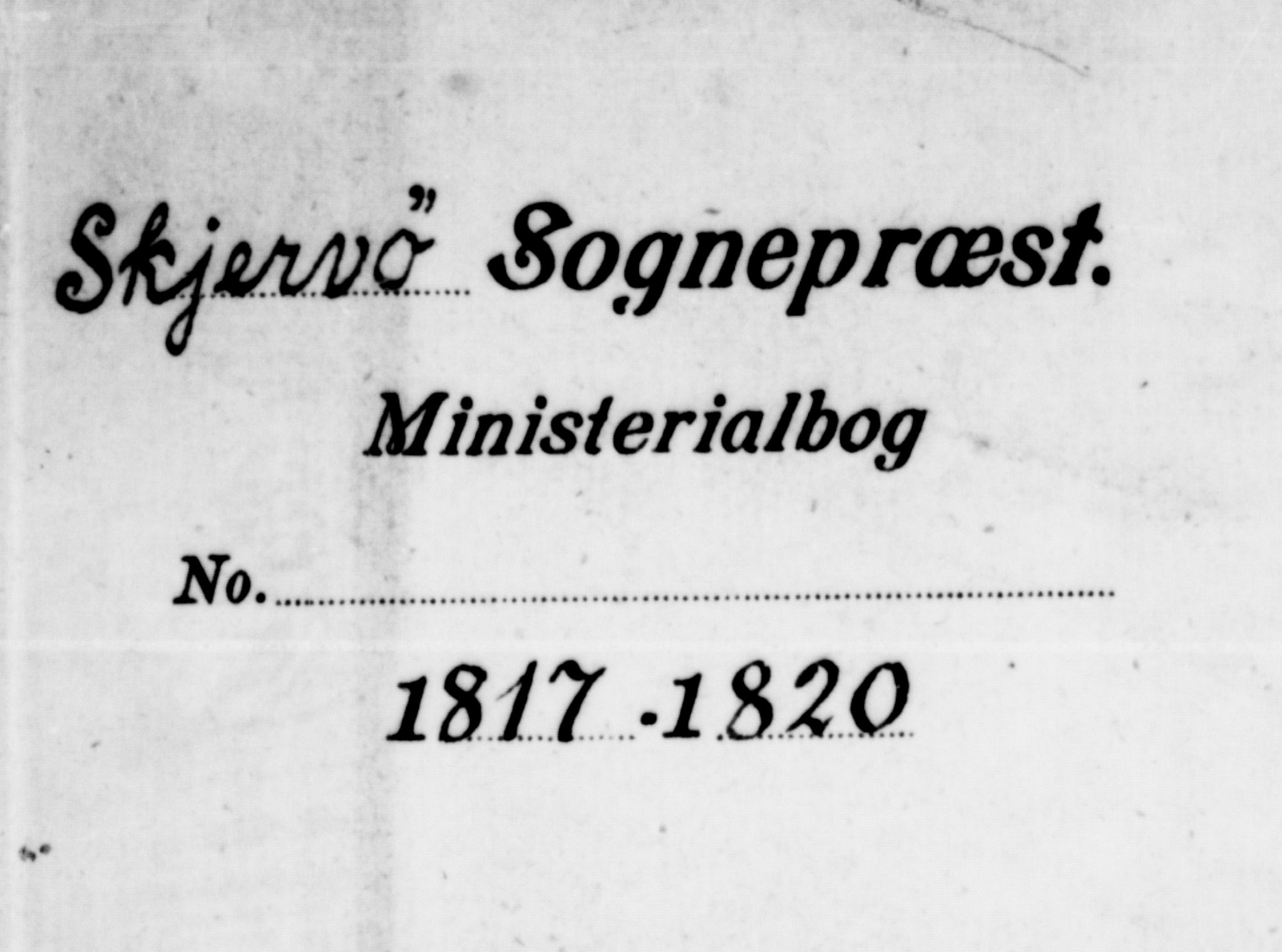 Skjervøy sokneprestkontor, SATØ/S-1300/H/Ha/Haa/L0003kirke: Parish register (official) no. 3, 1817-1820