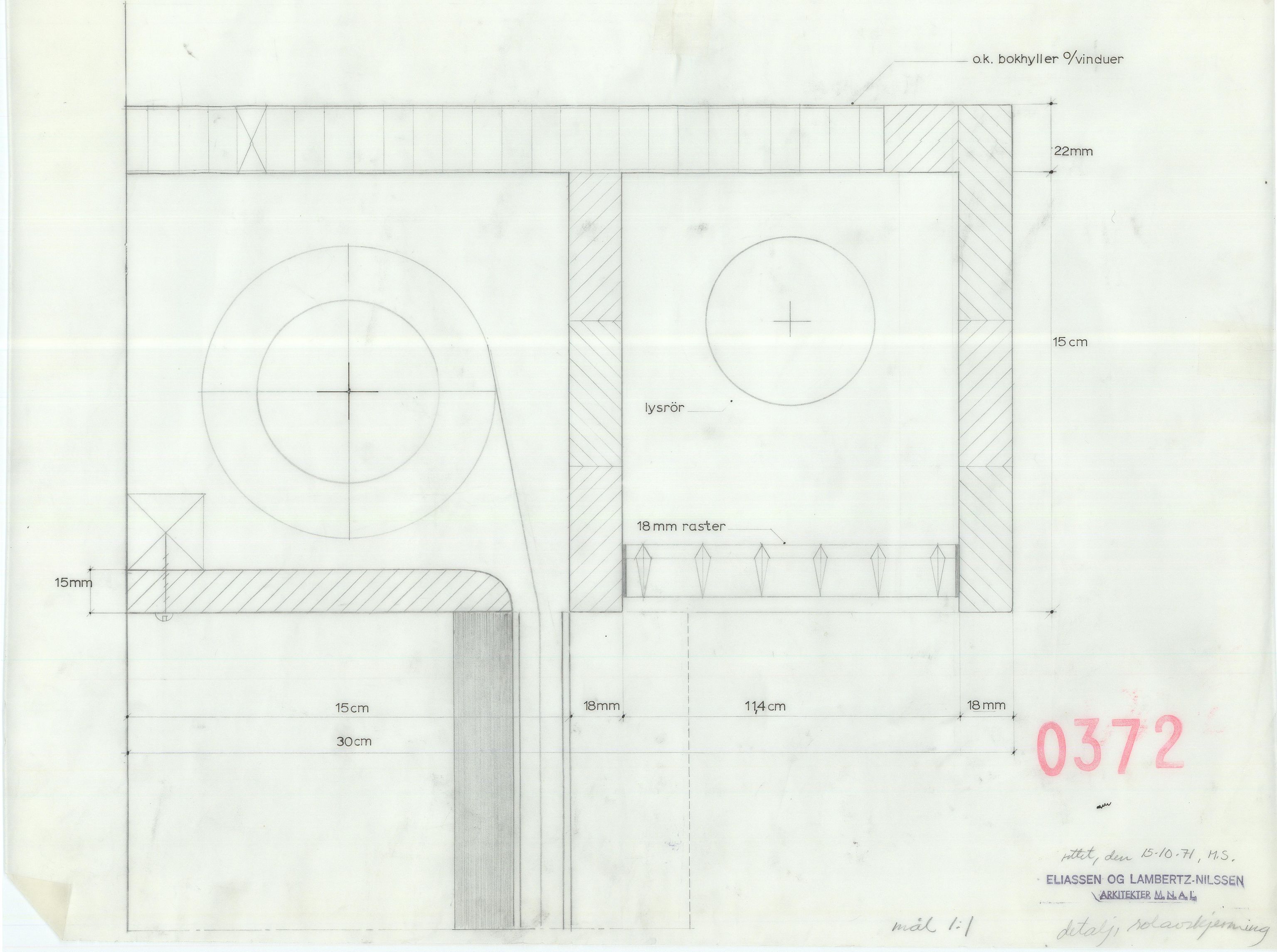 Eliassen og Lambertz-Nilssen Arkitekter, AAKS/PA-2983/T/T02/L0006: Tegningskogger 0372, 1967-1972, p. 24