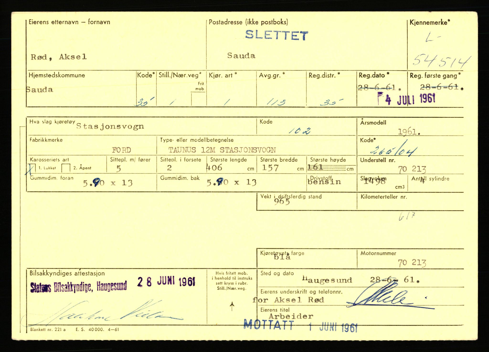 Stavanger trafikkstasjon, AV/SAST-A-101942/0/F/L0054: L-54200 - L-55699, 1930-1971, p. 661