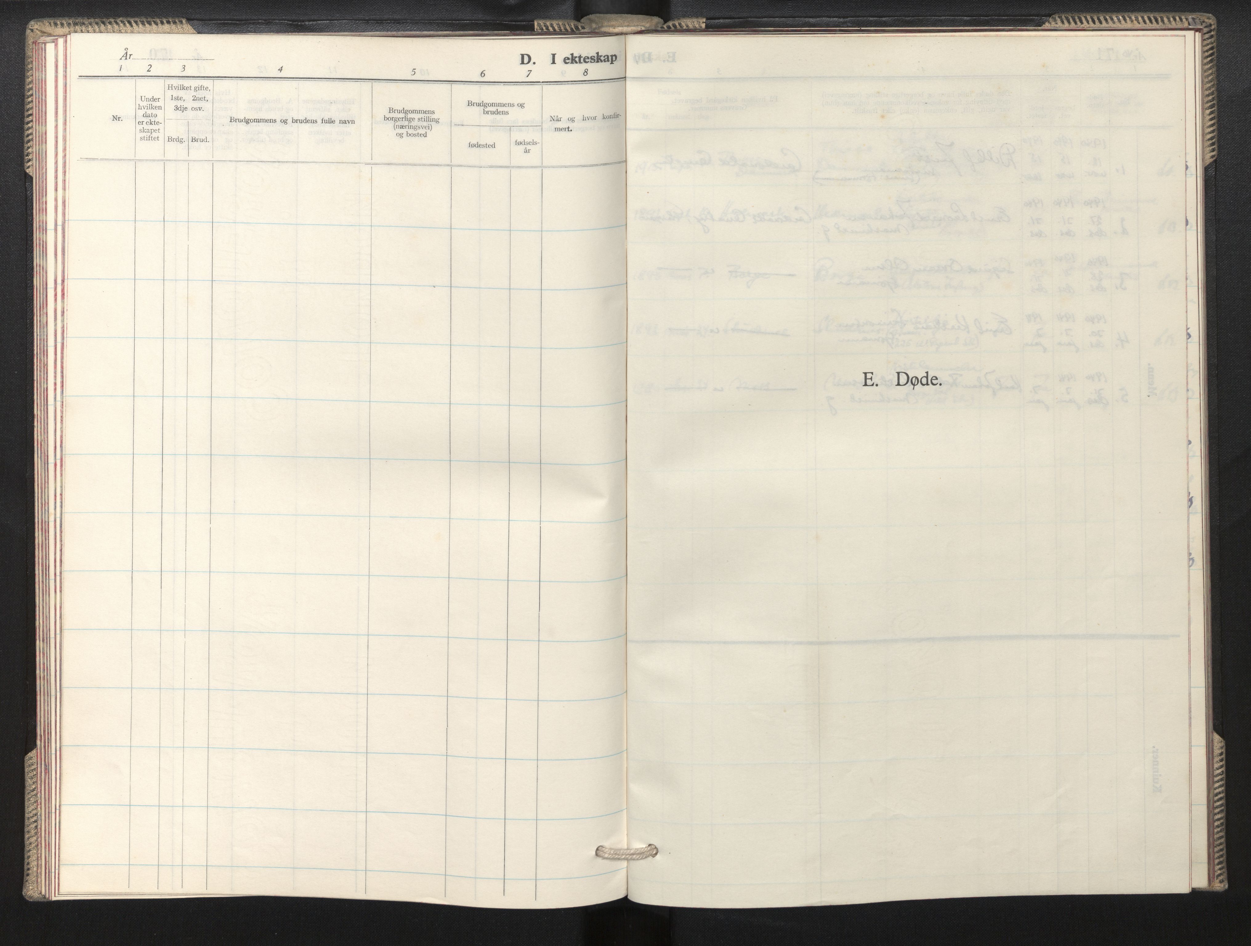 Den norske sjømannsmisjon i utlandet/Skotske havner (Leith, Glasgow), SAB/SAB/PA-0100/H/Ha/Hab/L0002: Parish register (official) no. A 2, 1940-1946