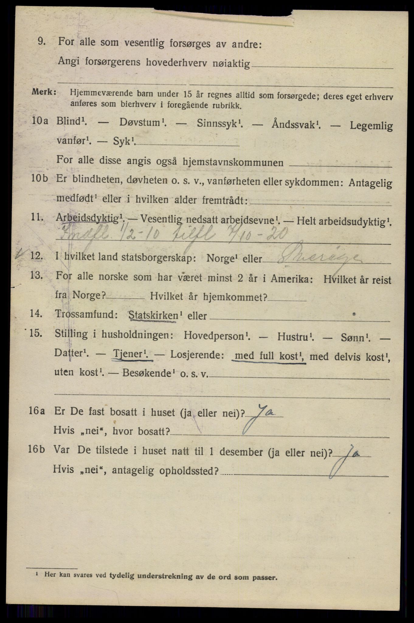 SAO, 1920 census for Kristiania, 1920, p. 155398