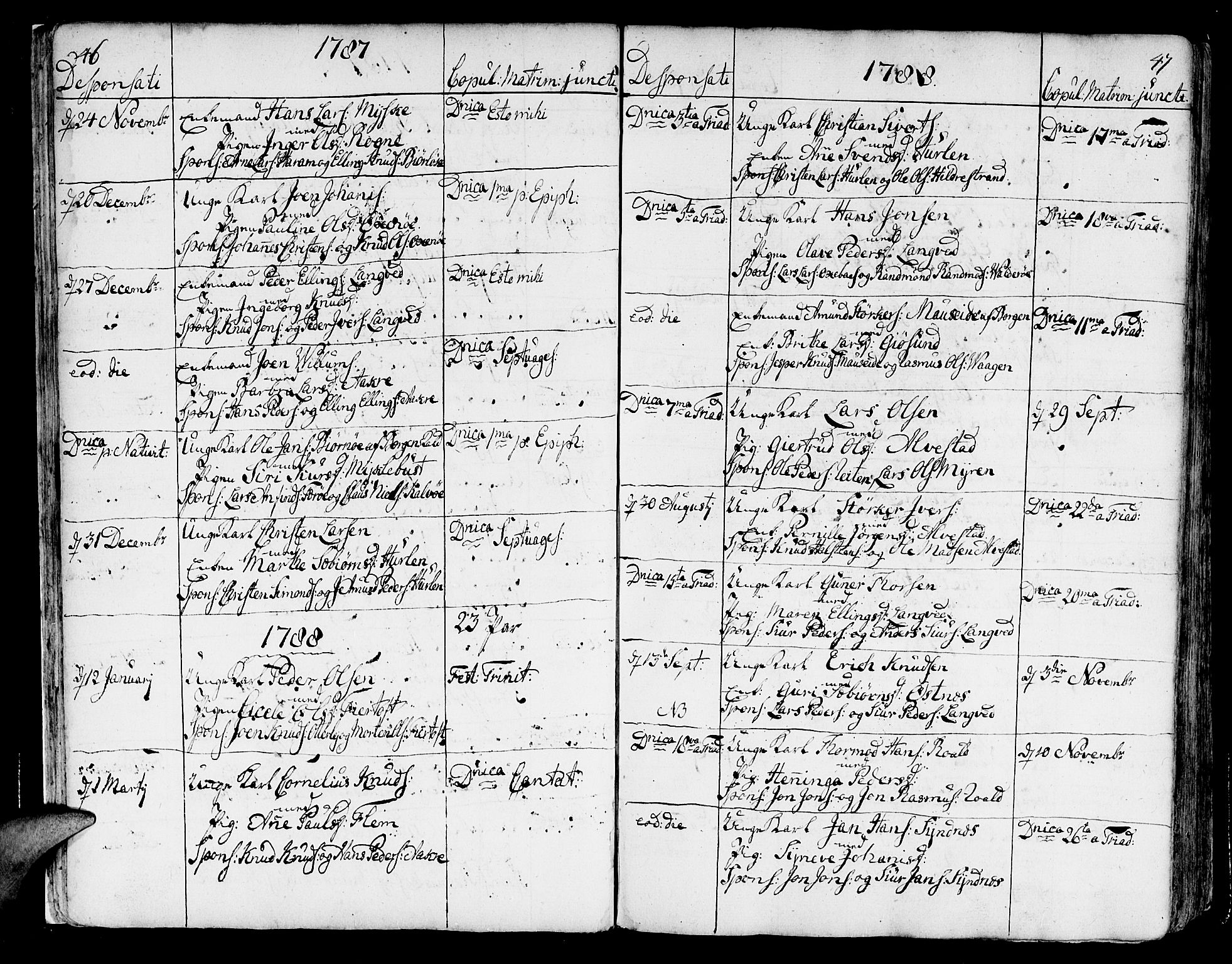 Ministerialprotokoller, klokkerbøker og fødselsregistre - Møre og Romsdal, SAT/A-1454/536/L0493: Parish register (official) no. 536A02, 1739-1802, p. 46-47