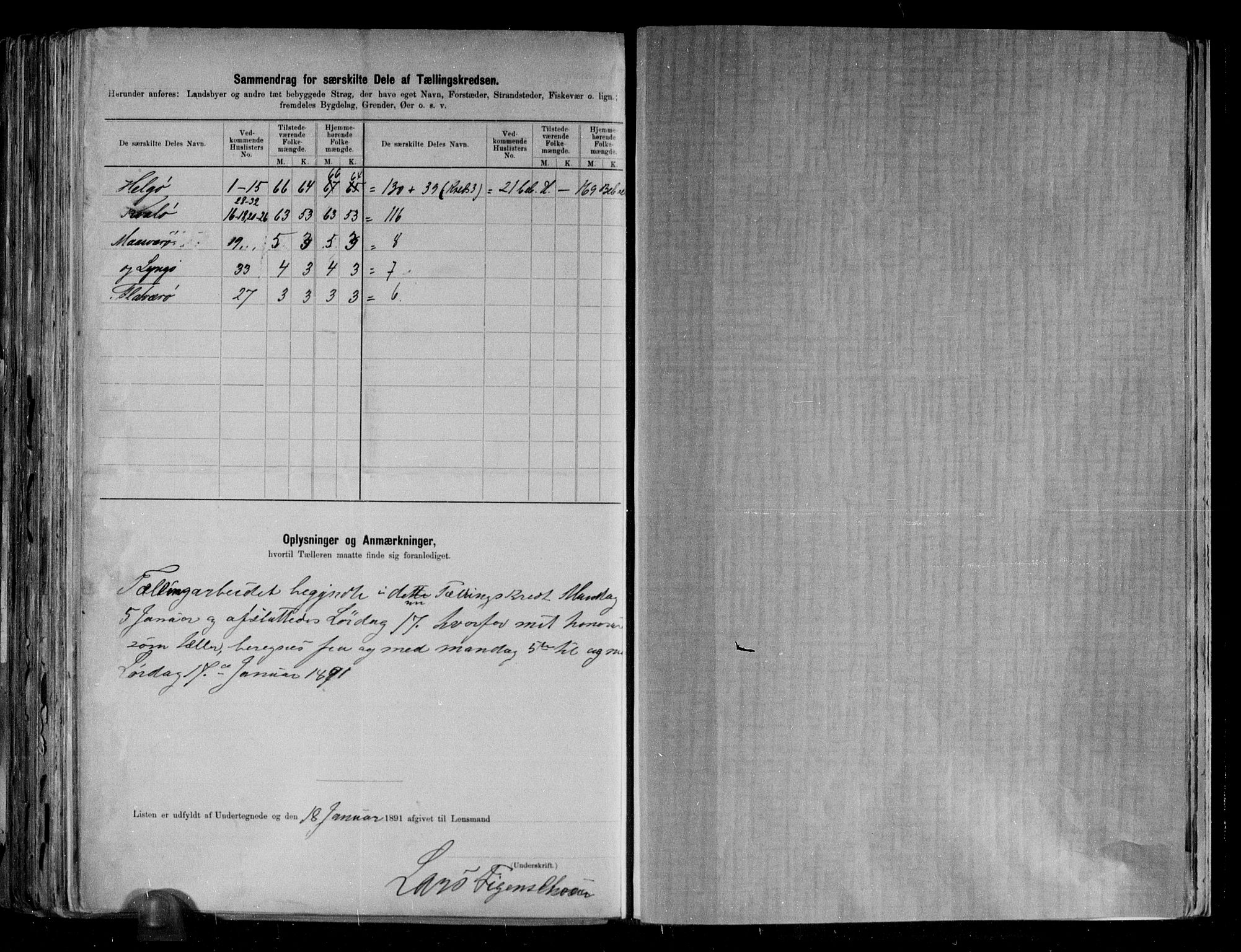 RA, 1891 census for 1935 Helgøy, 1891, p. 12