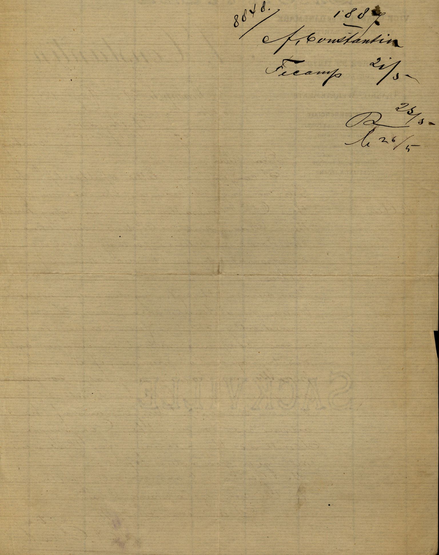 Pa 63 - Østlandske skibsassuranceforening, VEMU/A-1079/G/Ga/L0020/0001: Havaridokumenter / Tellus, Telanak, Wilhelmine, 1887, p. 6