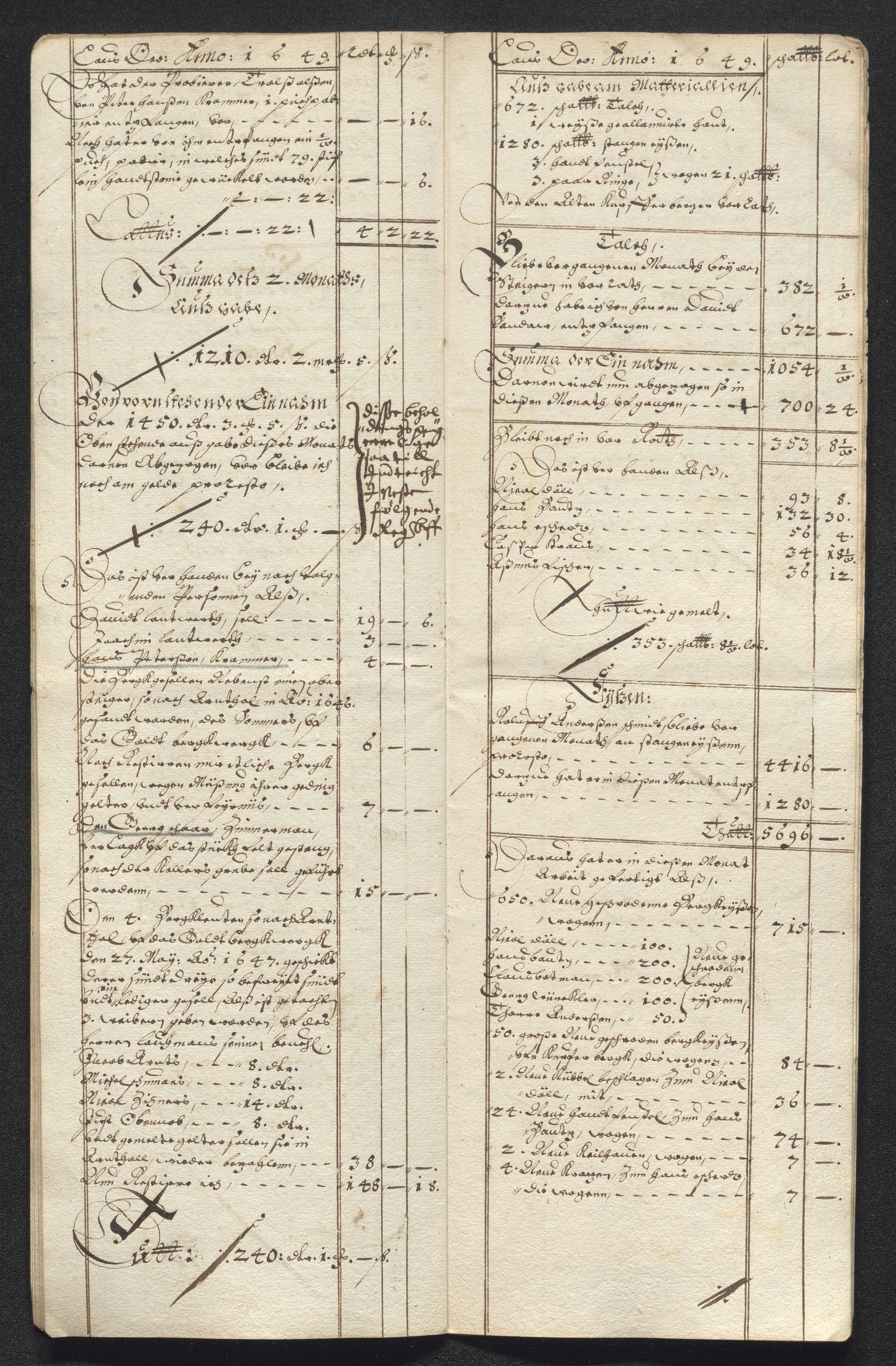 Kongsberg Sølvverk 1623-1816, SAKO/EA-3135/001/D/Dc/Dcd/L0023: Utgiftsregnskap for gruver m.m., 1649, p. 436