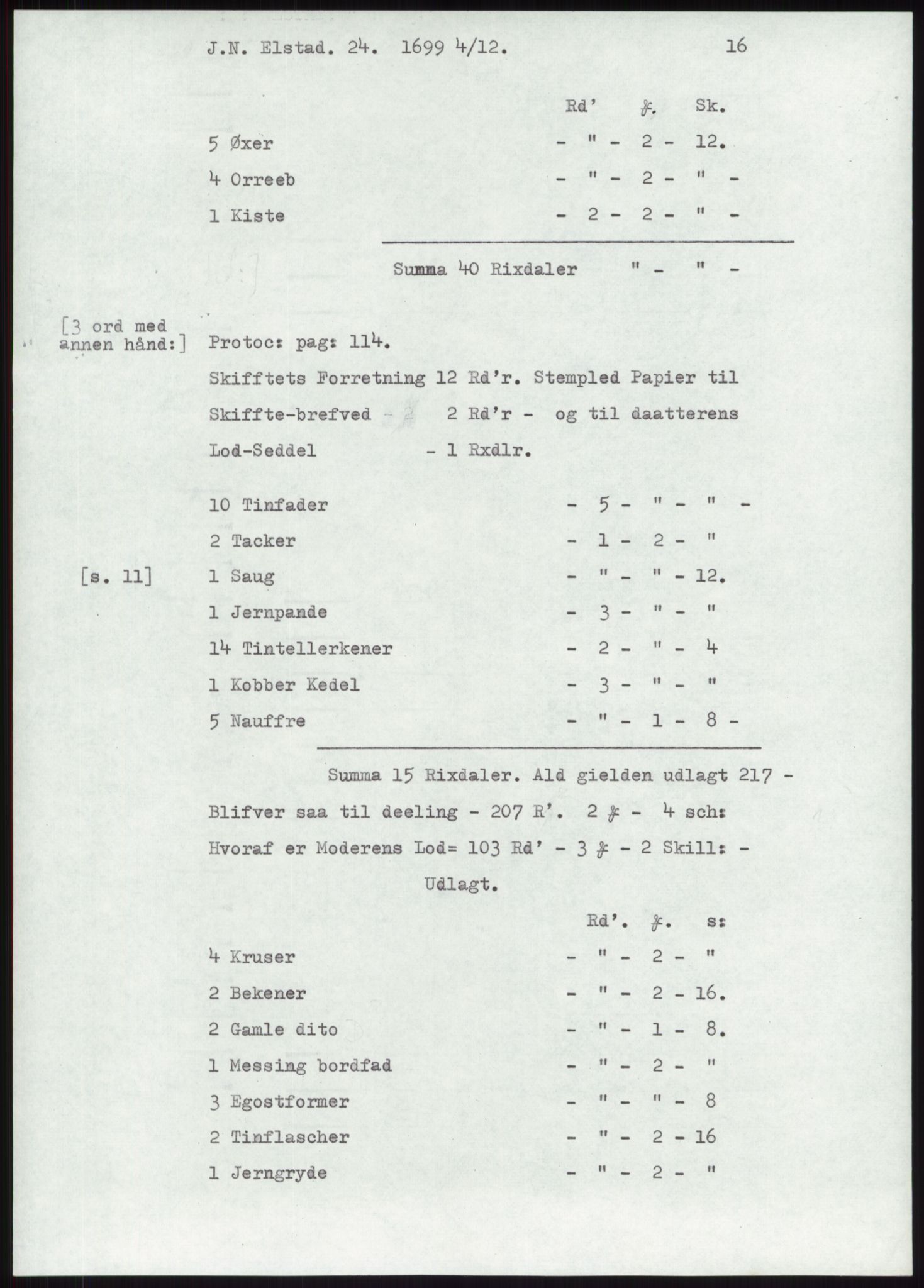 Samlinger til kildeutgivelse, Diplomavskriftsamlingen, AV/RA-EA-4053/H/Ha, p. 2034