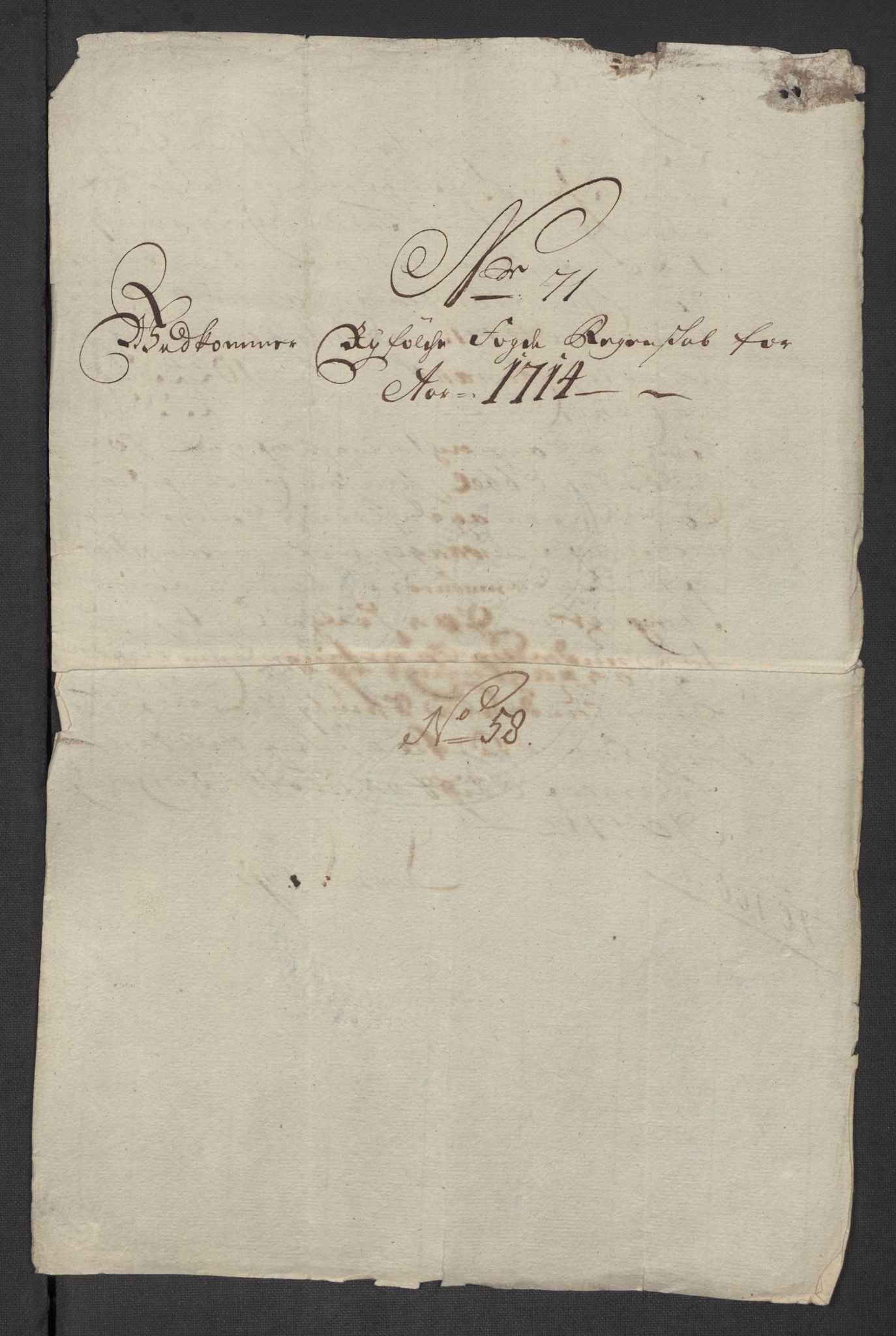 Rentekammeret inntil 1814, Reviderte regnskaper, Fogderegnskap, AV/RA-EA-4092/R47/L2867: Fogderegnskap Ryfylke, 1714, p. 299