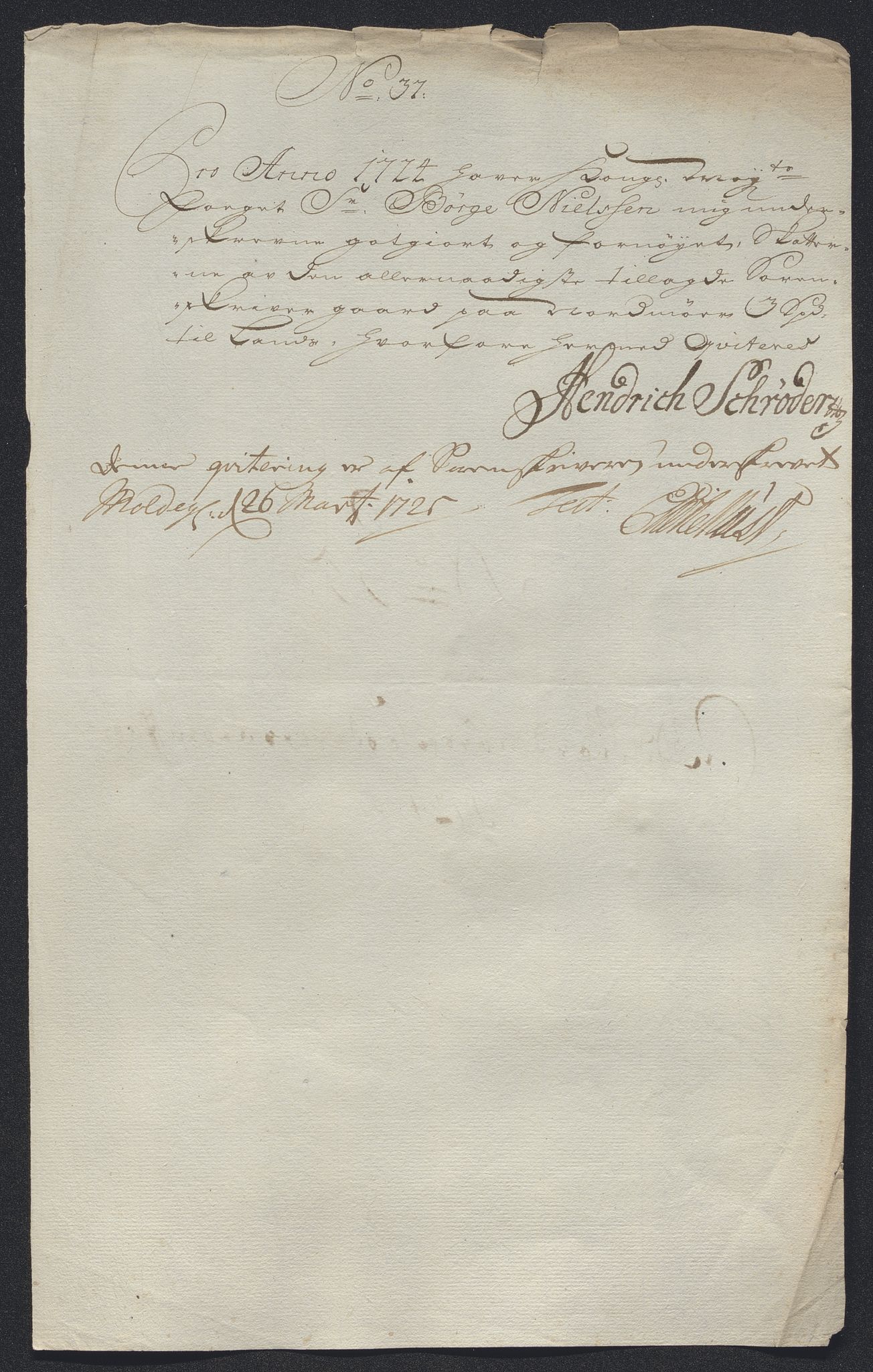 Rentekammeret inntil 1814, Reviderte regnskaper, Fogderegnskap, RA/EA-4092/R56/L3757: Fogderegnskap Nordmøre, 1724, p. 253