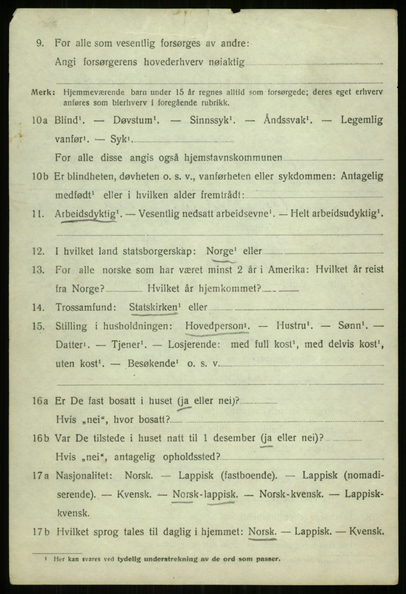 SATØ, 1920 census for Tromsøysund, 1920, p. 2027