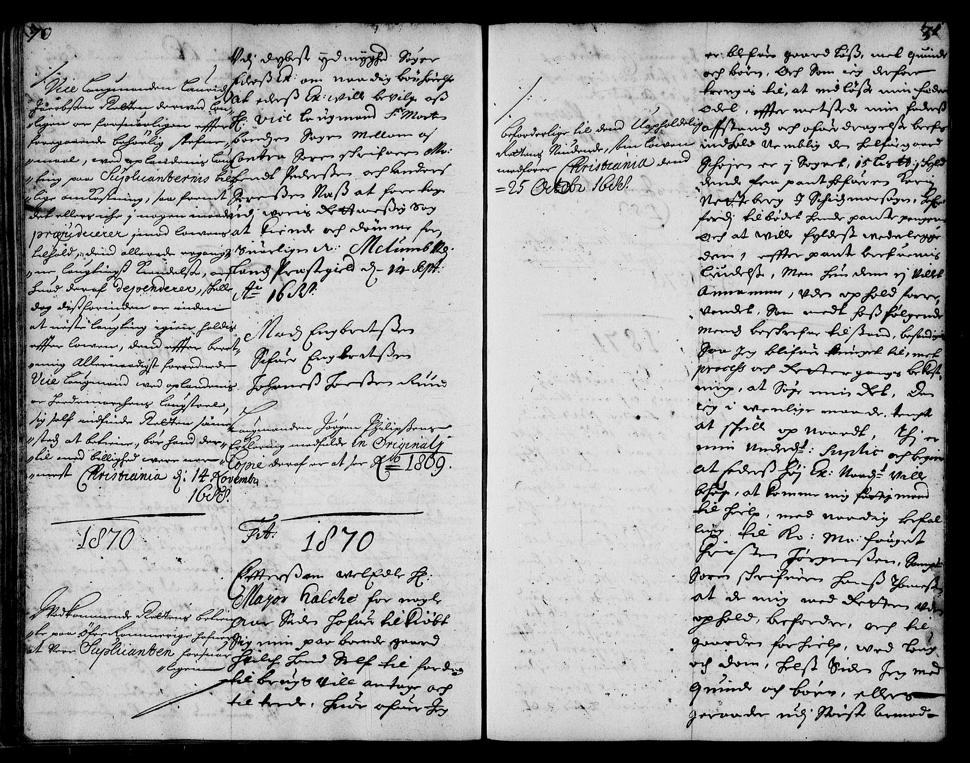 Stattholderembetet 1572-1771, AV/RA-EA-2870/Ae/L0006: Supplikasjons- og resolusjonsprotokoll, 1688-1689, p. 70-71