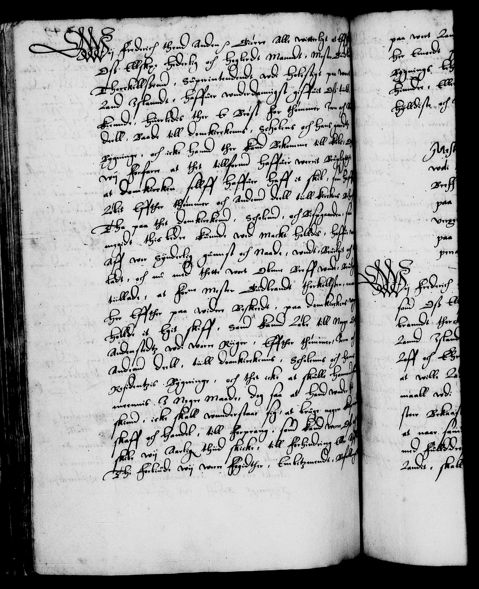 Danske Kanselli 1572-1799, RA/EA-3023/F/Fc/Fca/Fcaa/L0001: Norske registre (mikrofilm), 1572-1588, p. 249b