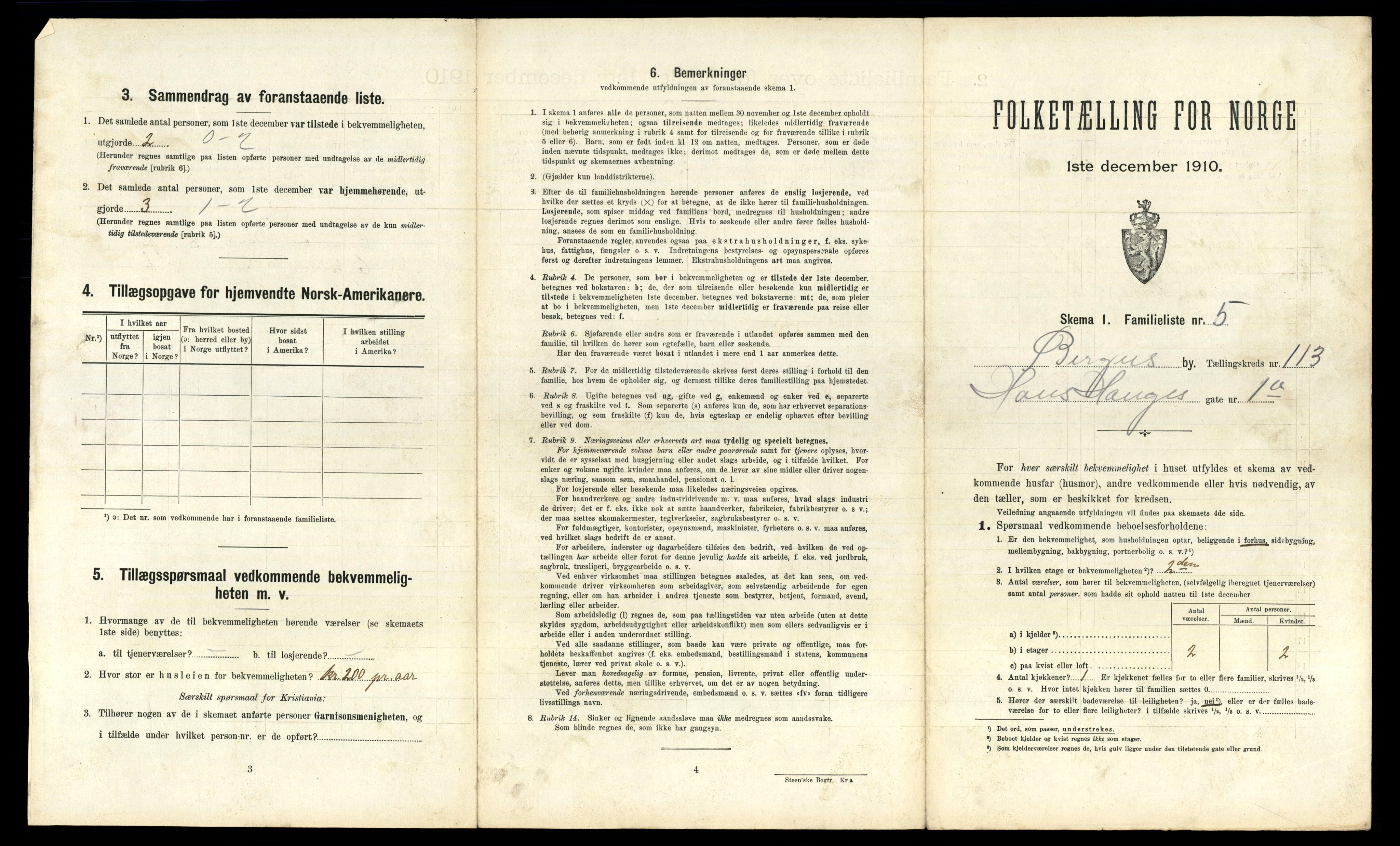 RA, 1910 census for Bergen, 1910, p. 39291