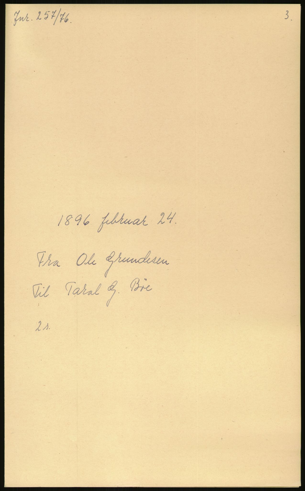 Samlinger til kildeutgivelse, Amerikabrevene, AV/RA-EA-4057/F/L0026: Innlån fra Aust-Agder: Aust-Agder-Arkivet - Erickson, 1838-1914, p. 935