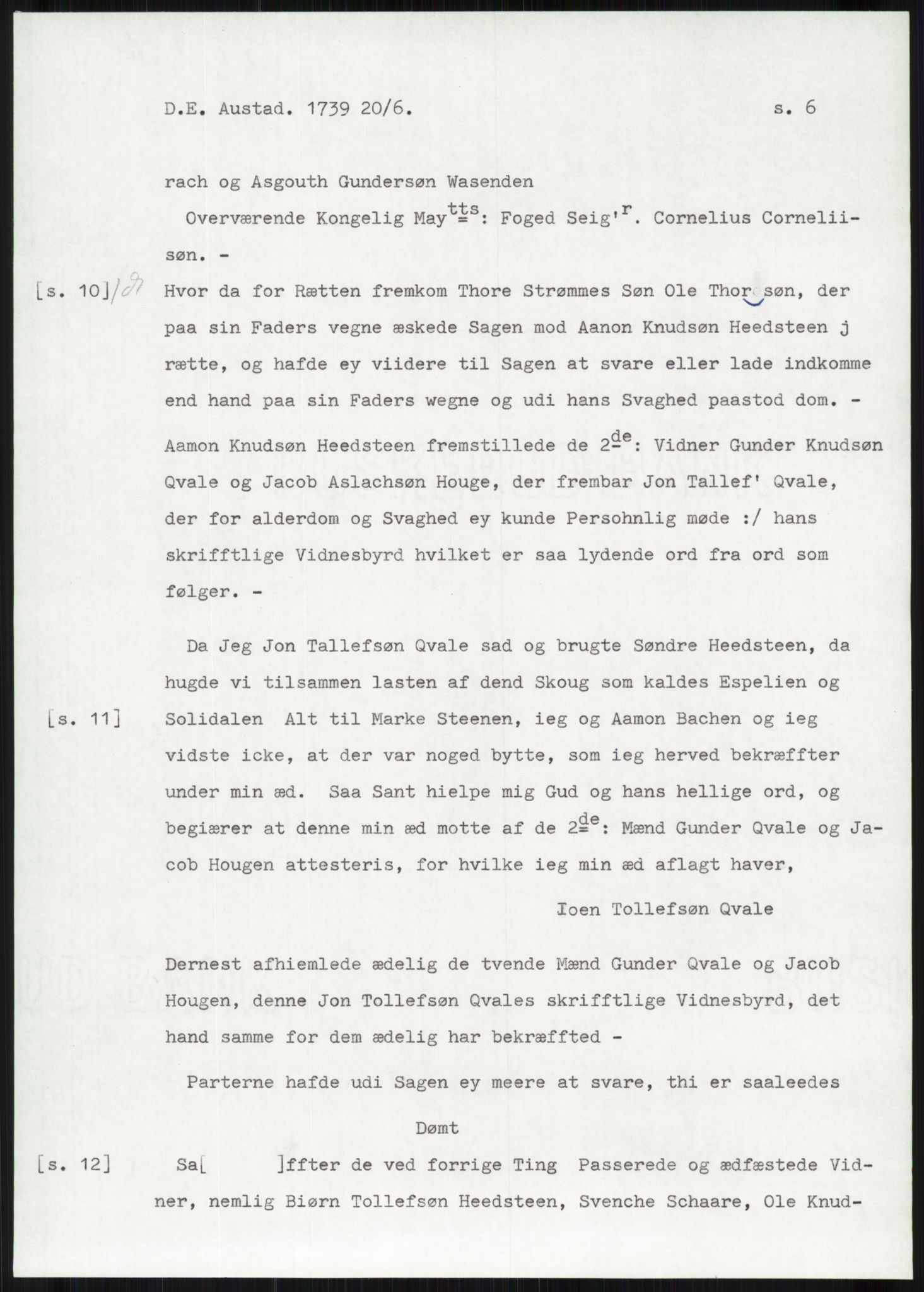 Samlinger til kildeutgivelse, Diplomavskriftsamlingen, AV/RA-EA-4053/H/Ha, p. 350