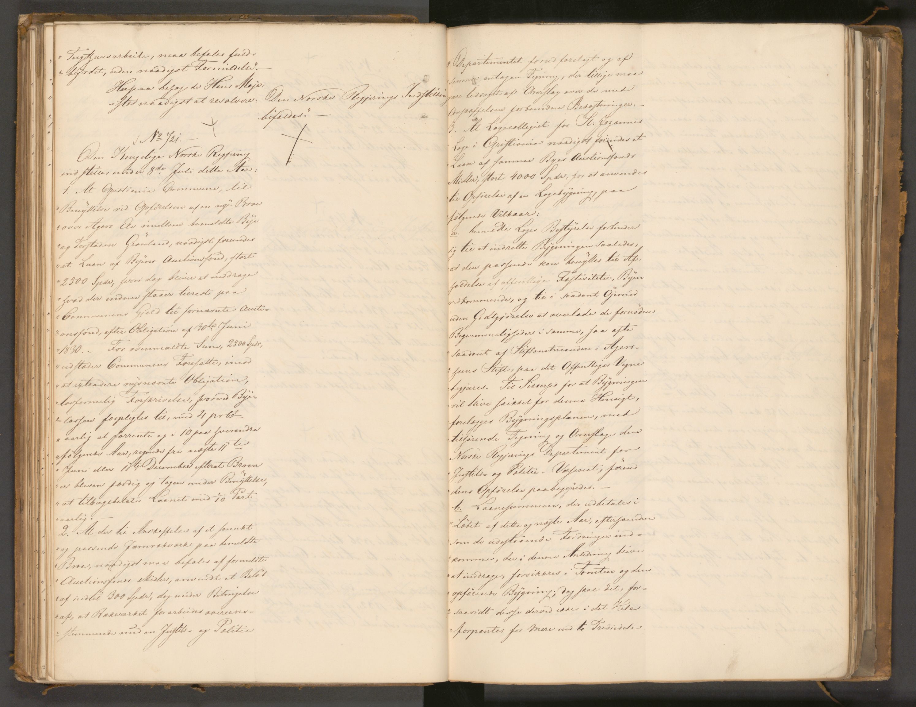 Statsrådssekretariatet, AV/RA-S-1001/A/Ab/L0043: Kgl. res. nr. 632-1192, 2. halvår, 1836