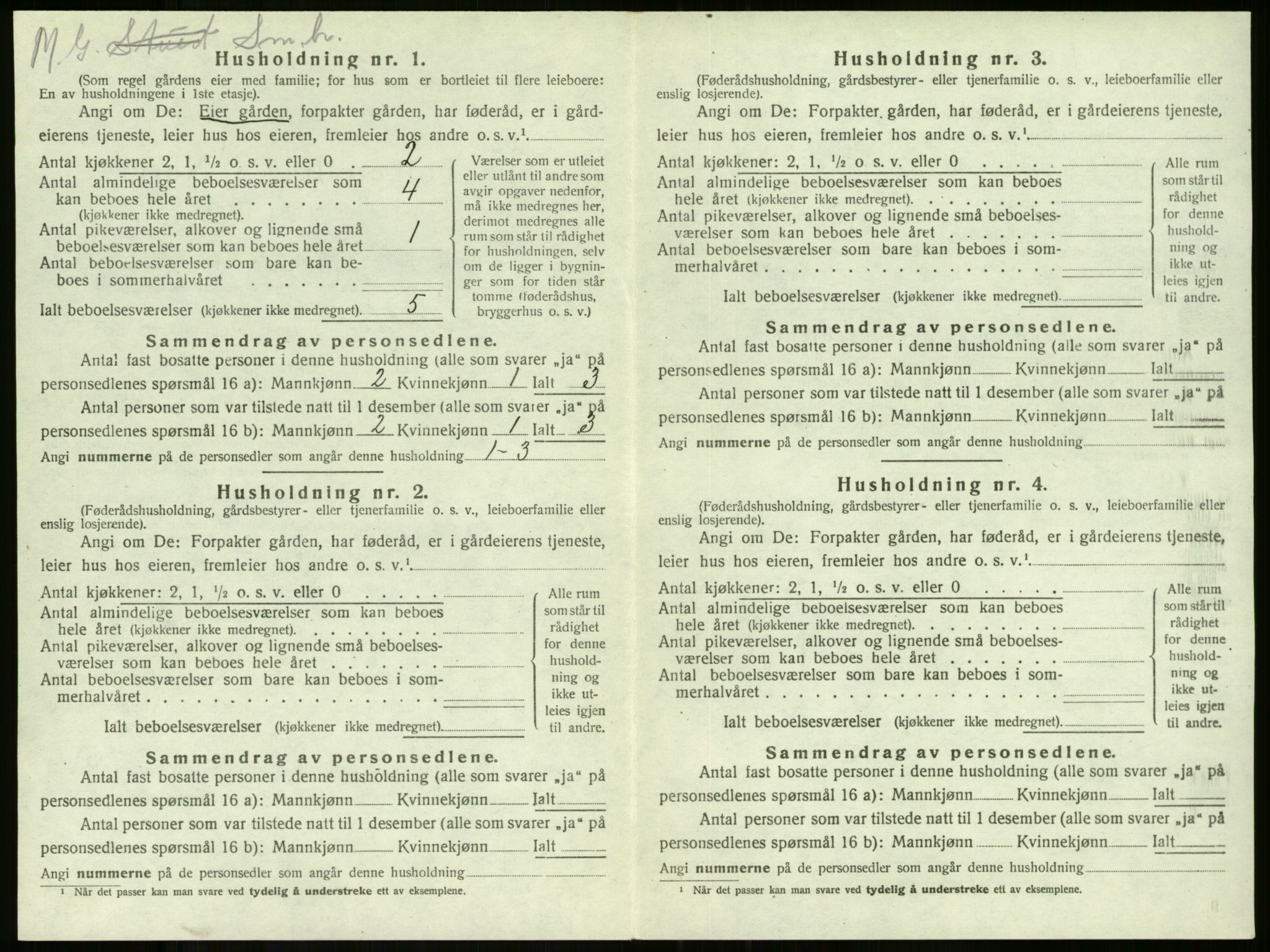 SAKO, 1920 census for Stokke, 1920, p. 811