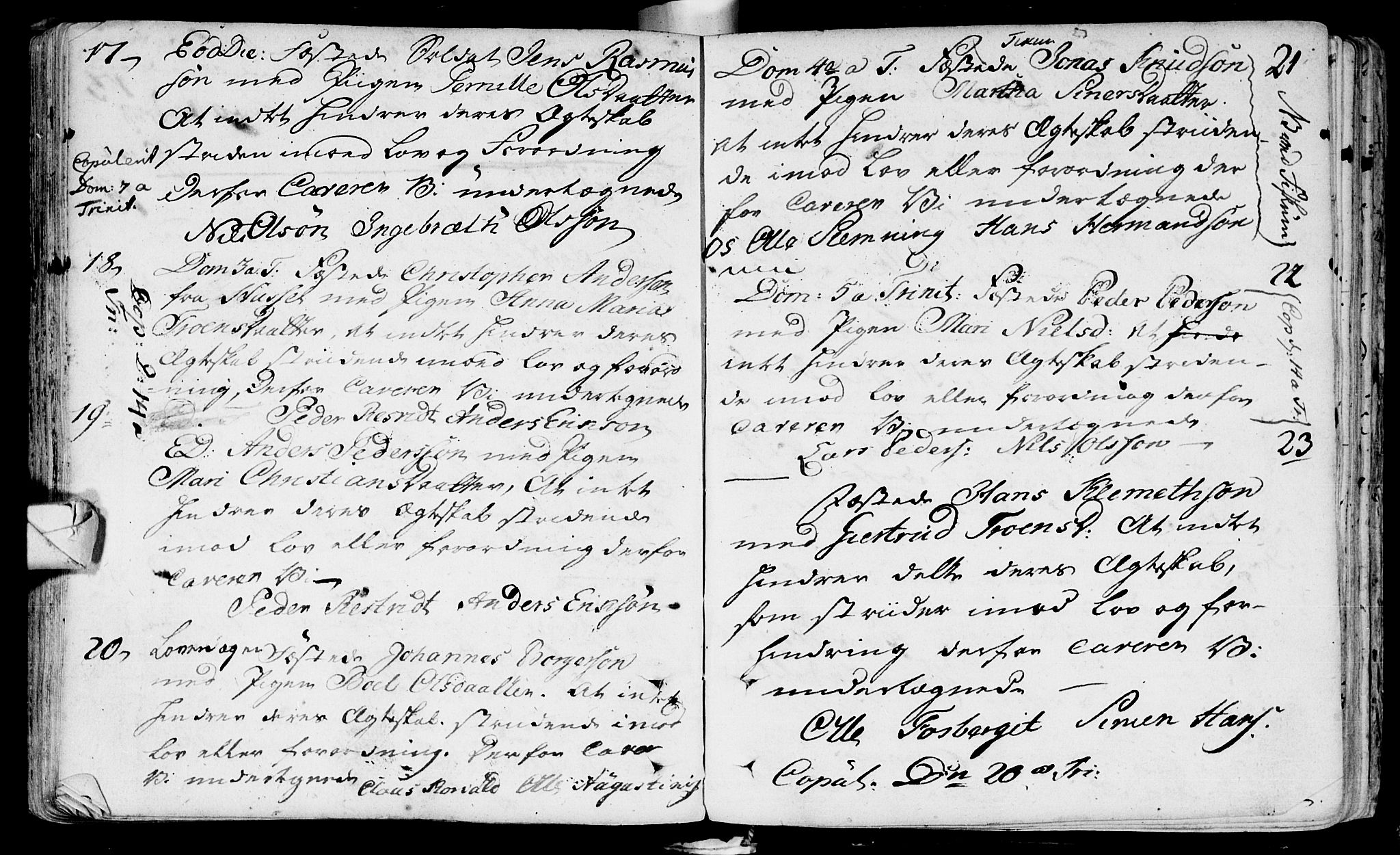 Eiker kirkebøker, AV/SAKO-A-4/F/Fa/L0005: Parish register (official) no. I 5 /1, 1705-1759