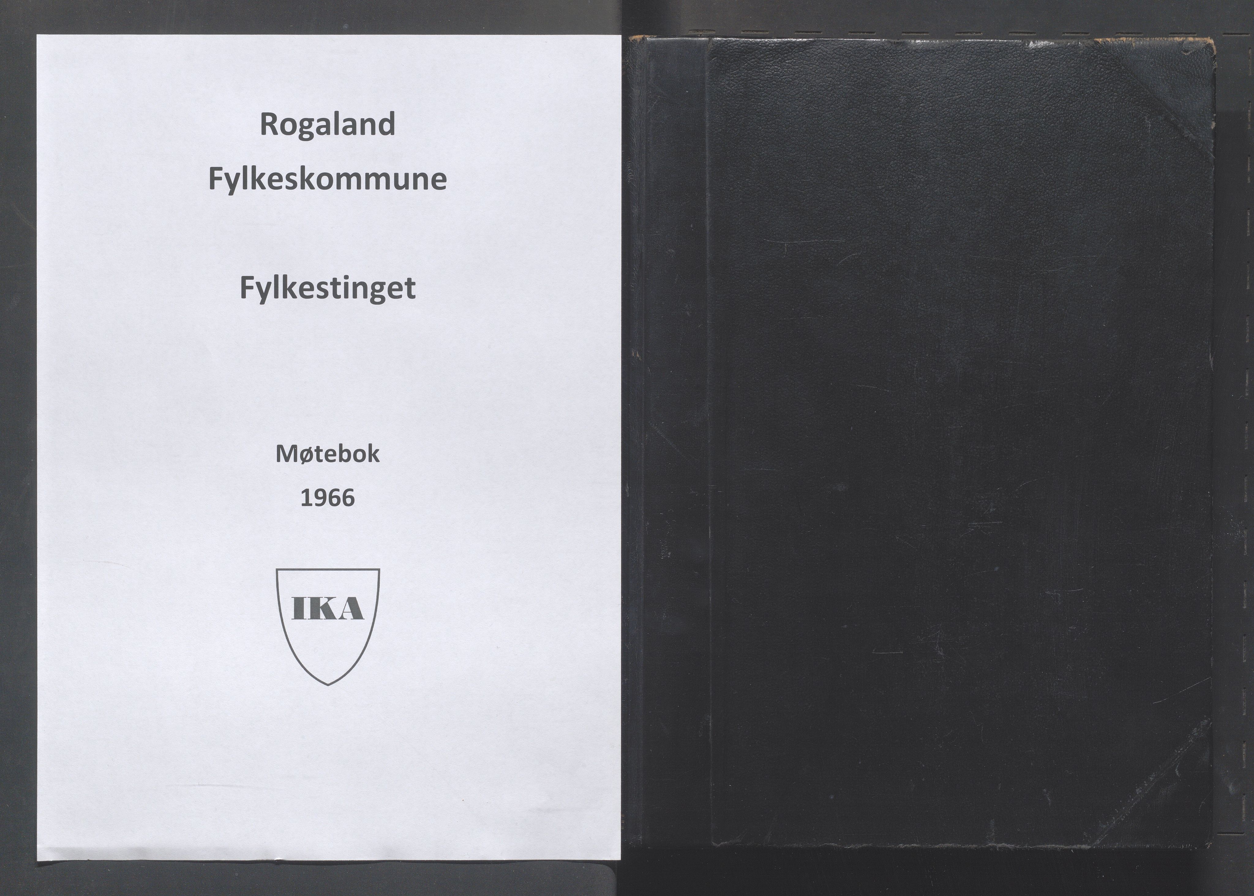 Rogaland fylkeskommune - Fylkesrådmannen , IKAR/A-900/A/Aa/Aaa/L0086: Møtebok , 1966