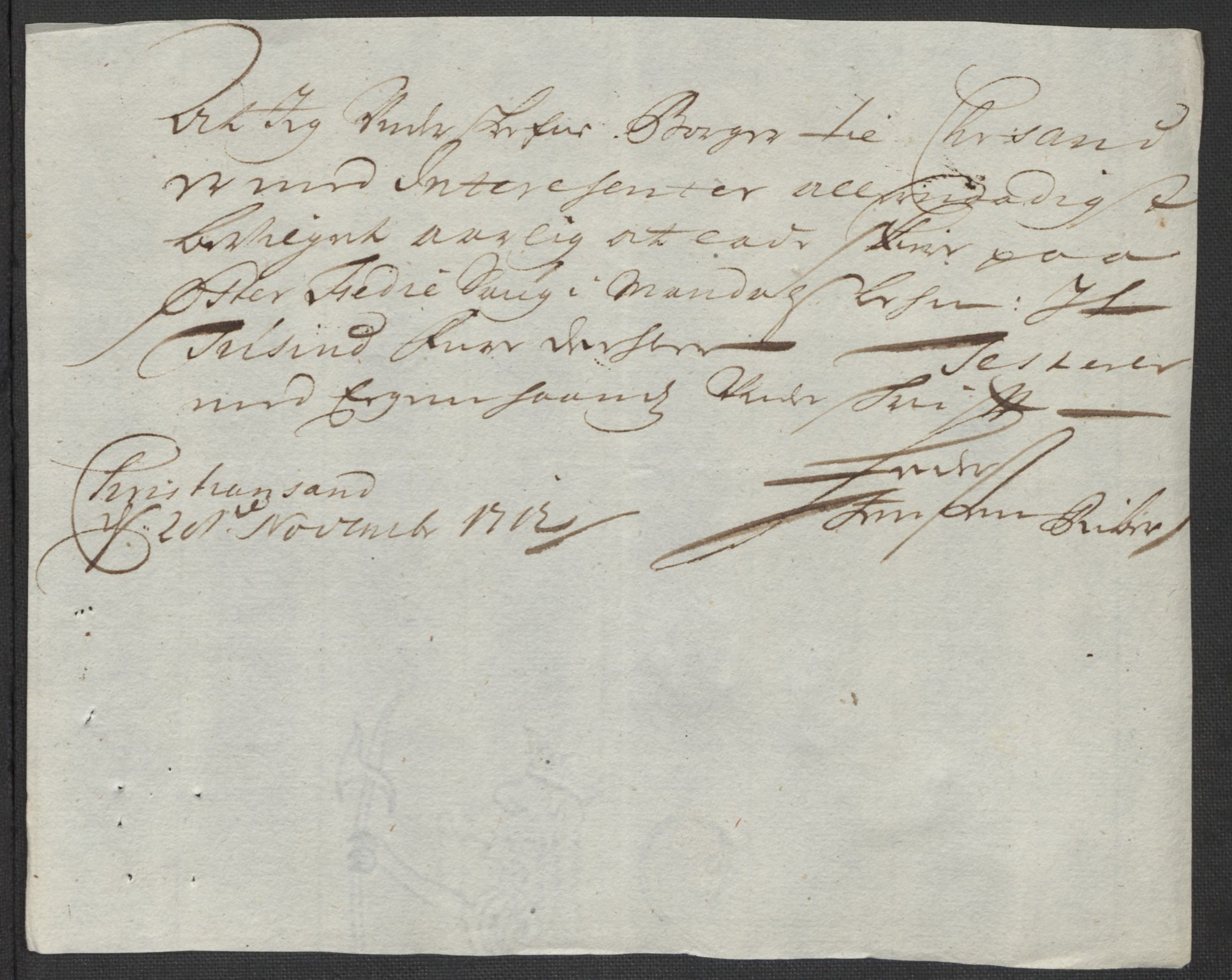 Rentekammeret inntil 1814, Reviderte regnskaper, Fogderegnskap, AV/RA-EA-4092/R43/L2555: Fogderegnskap Lista og Mandal, 1712, p. 37