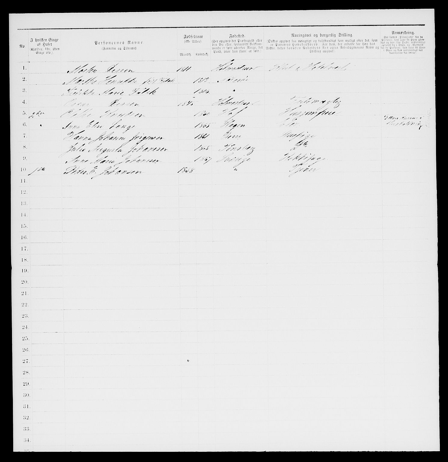 SAKO, 1885 census for 0705 Tønsberg, 1885, p. 166