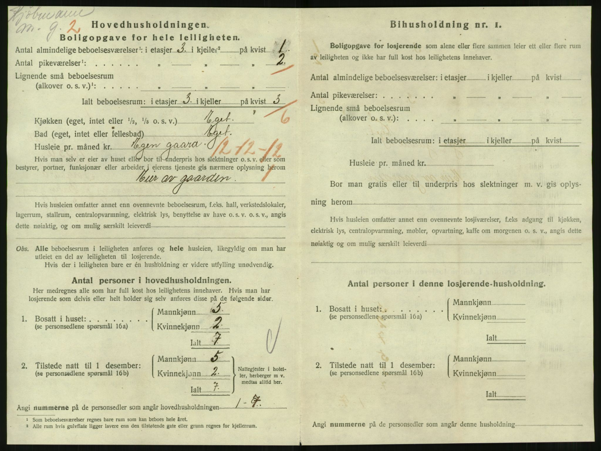 SAT, 1920 census for Kristiansund, 1920, p. 10318