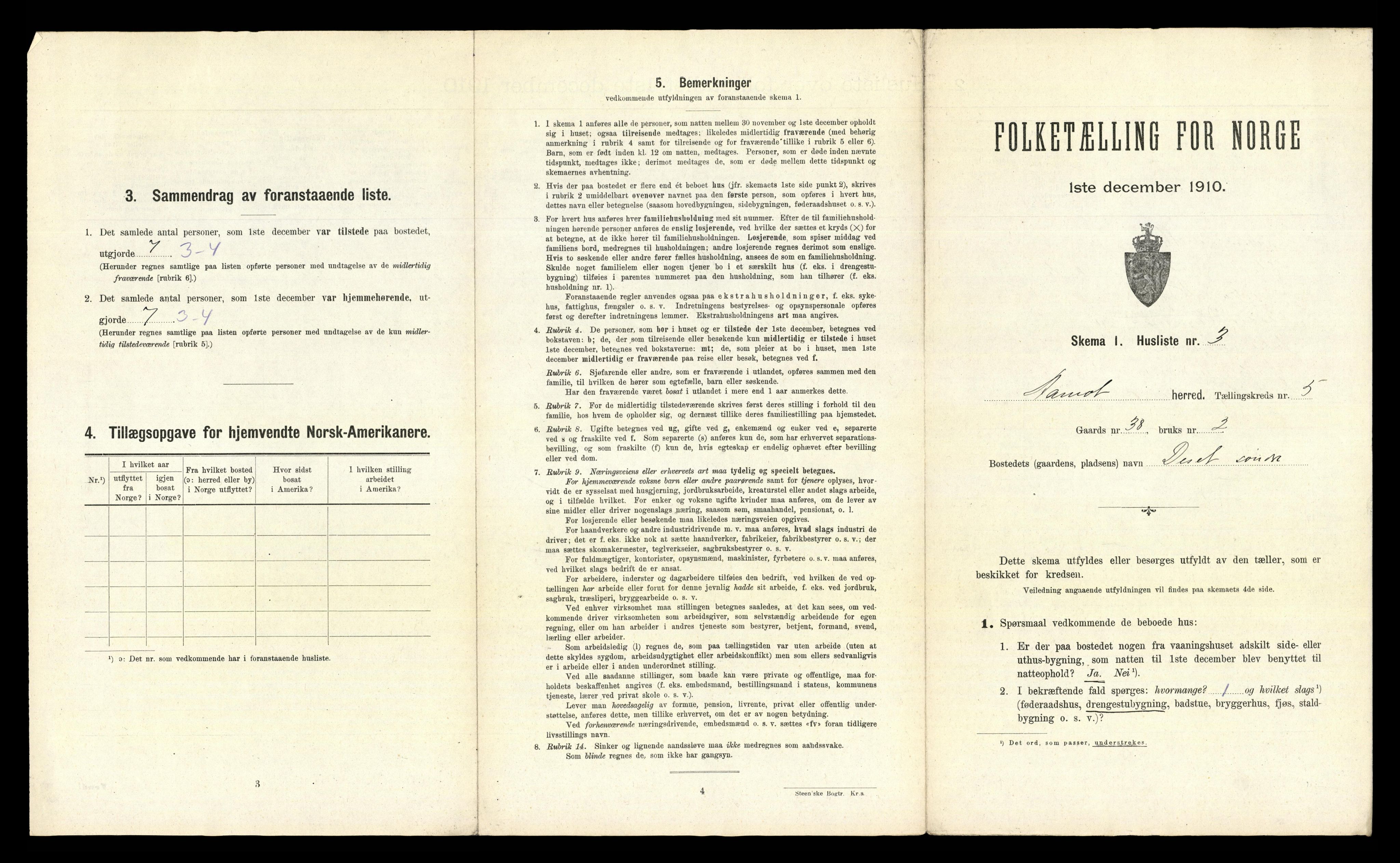 RA, 1910 census for Åmot, 1910, p. 649