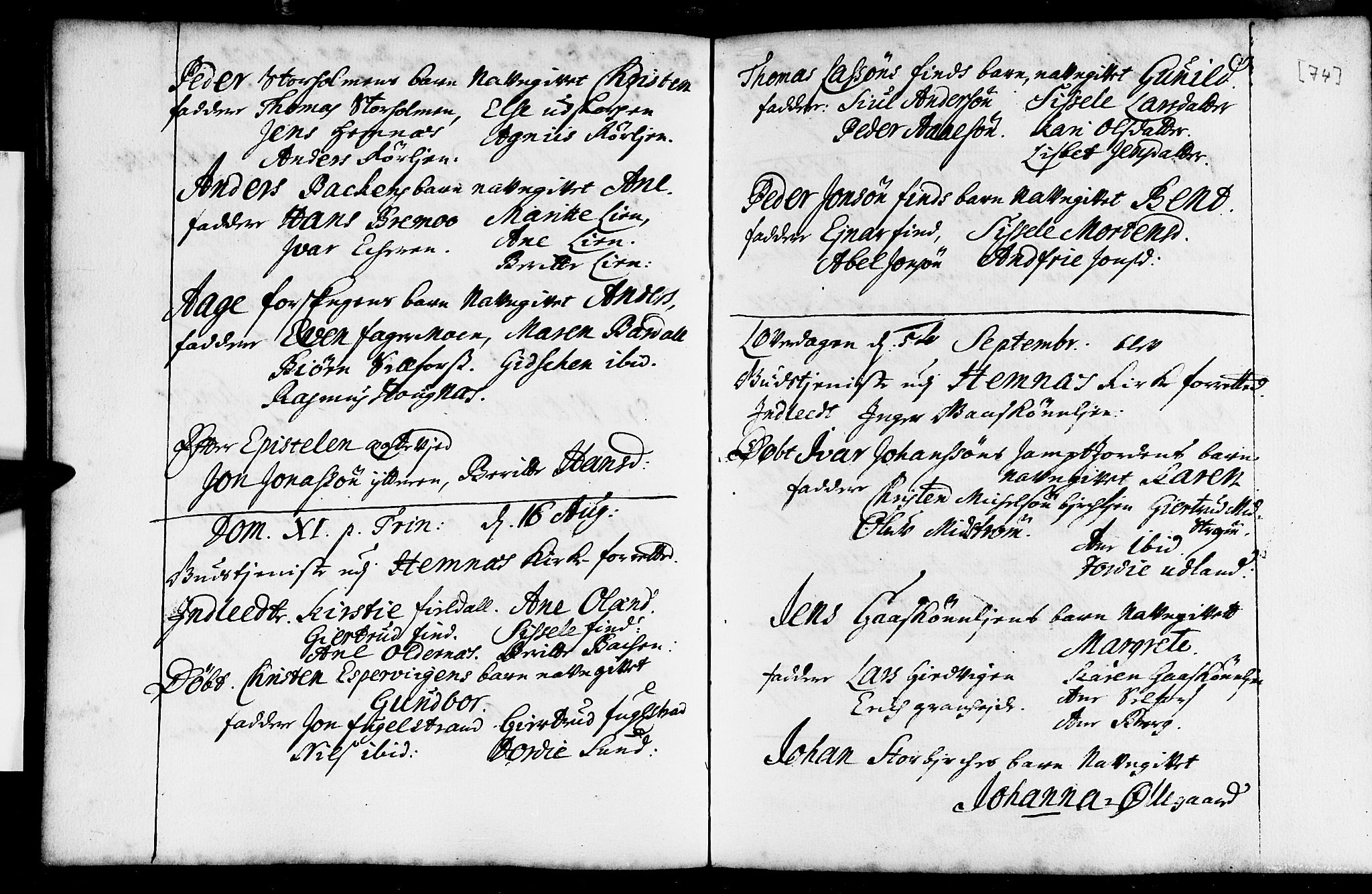 Ministerialprotokoller, klokkerbøker og fødselsregistre - Nordland, AV/SAT-A-1459/825/L0345: Parish register (official) no. 825A01, 1704-1728, p. 74